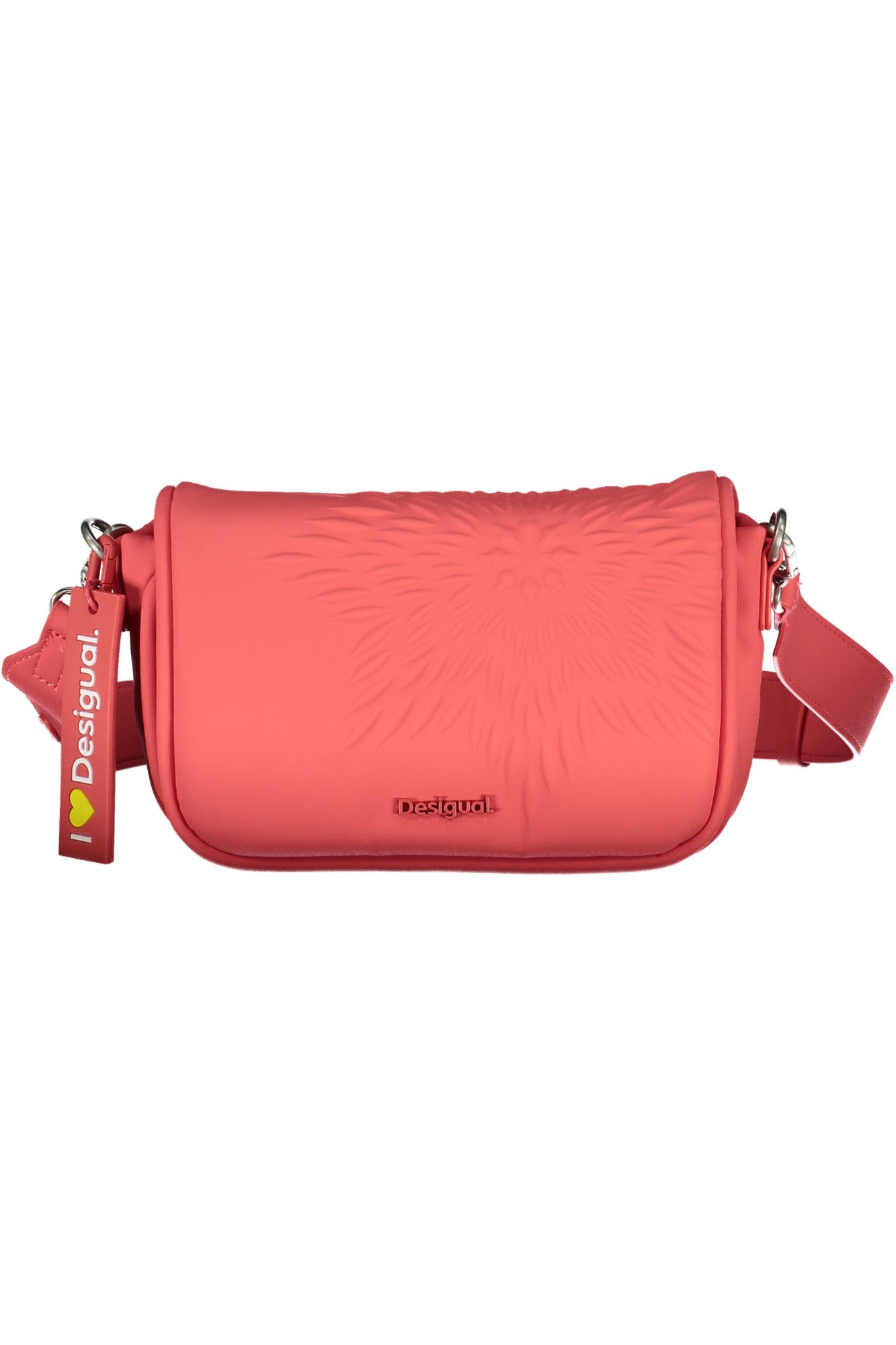 24SAXP73_RO7019 – Stylische rote Handtasche mit verstellbarem Riemen und Details – Größe: UNI – Farbe: Rosso