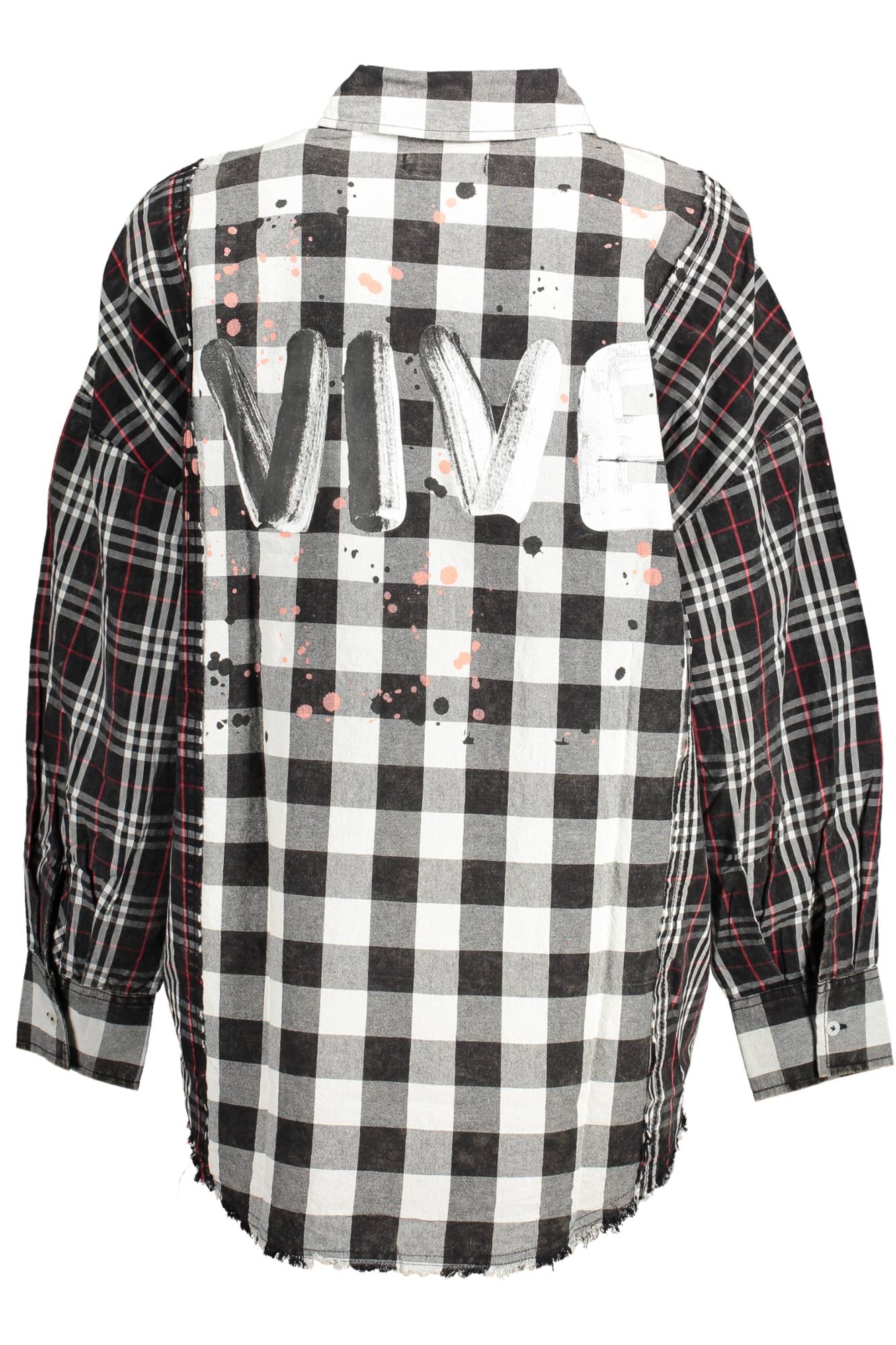 22WWCW14_NERO_1000 – Elegantes Damen Langarmshirt Schwarz – Italienischer Kragen & Details – Größe: S, M – Farbe: Nero