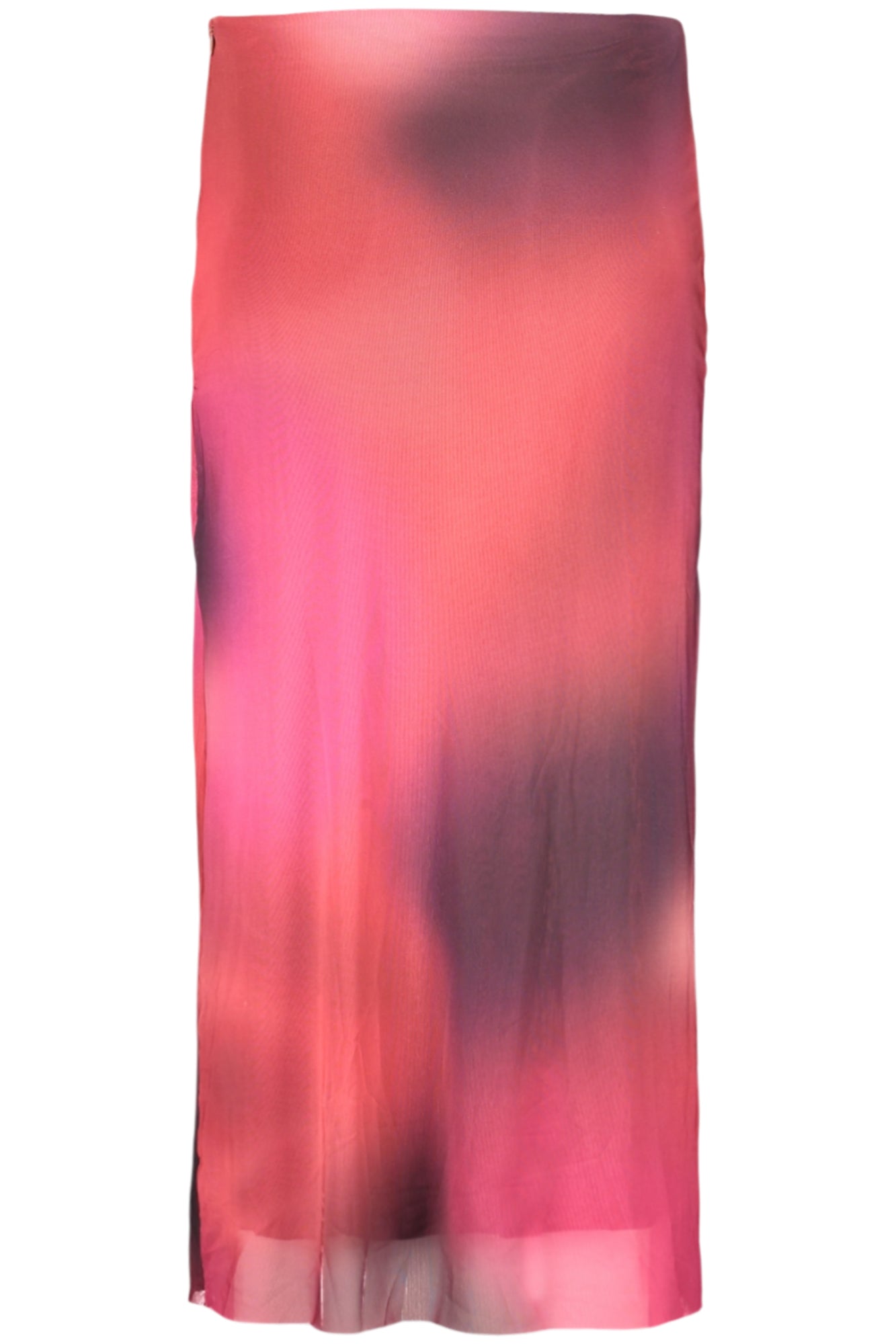 26SWFK02_VI3098 – Fließendes Lila Damenkleid mit Asymmetrie und Kontrastdetails – Größe: XS, S, M, L – Farbe: Viola