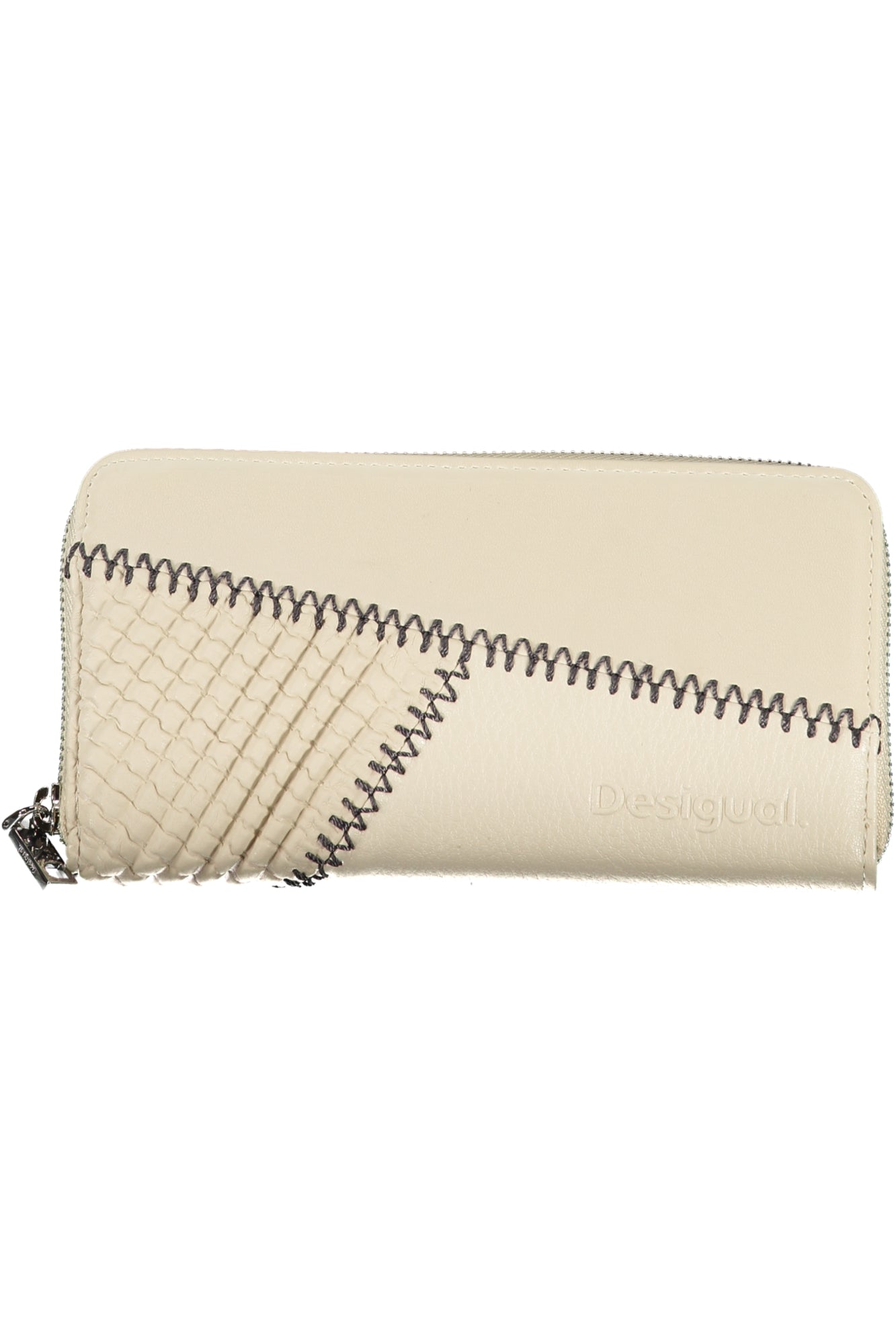 23WAYP14_BE1001 – Beige Damenbrieftasche mit Münzfach & Kontrastdetails – Praktisch & Stilvoll – Größe: UNI – Farbe: Beige