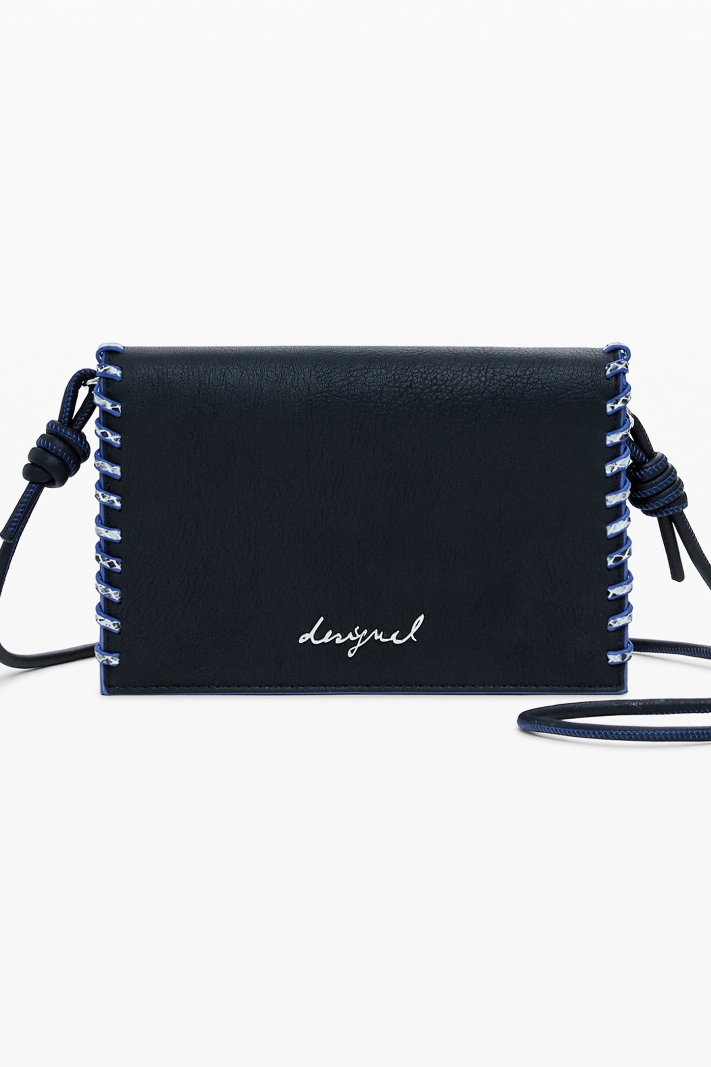 25WAYP10_NE2000 – Schicke Damen-Geldbörse in Schwarz mit abnehmbarem Schulterriemen – Größe: UNI – Farbe: Nero