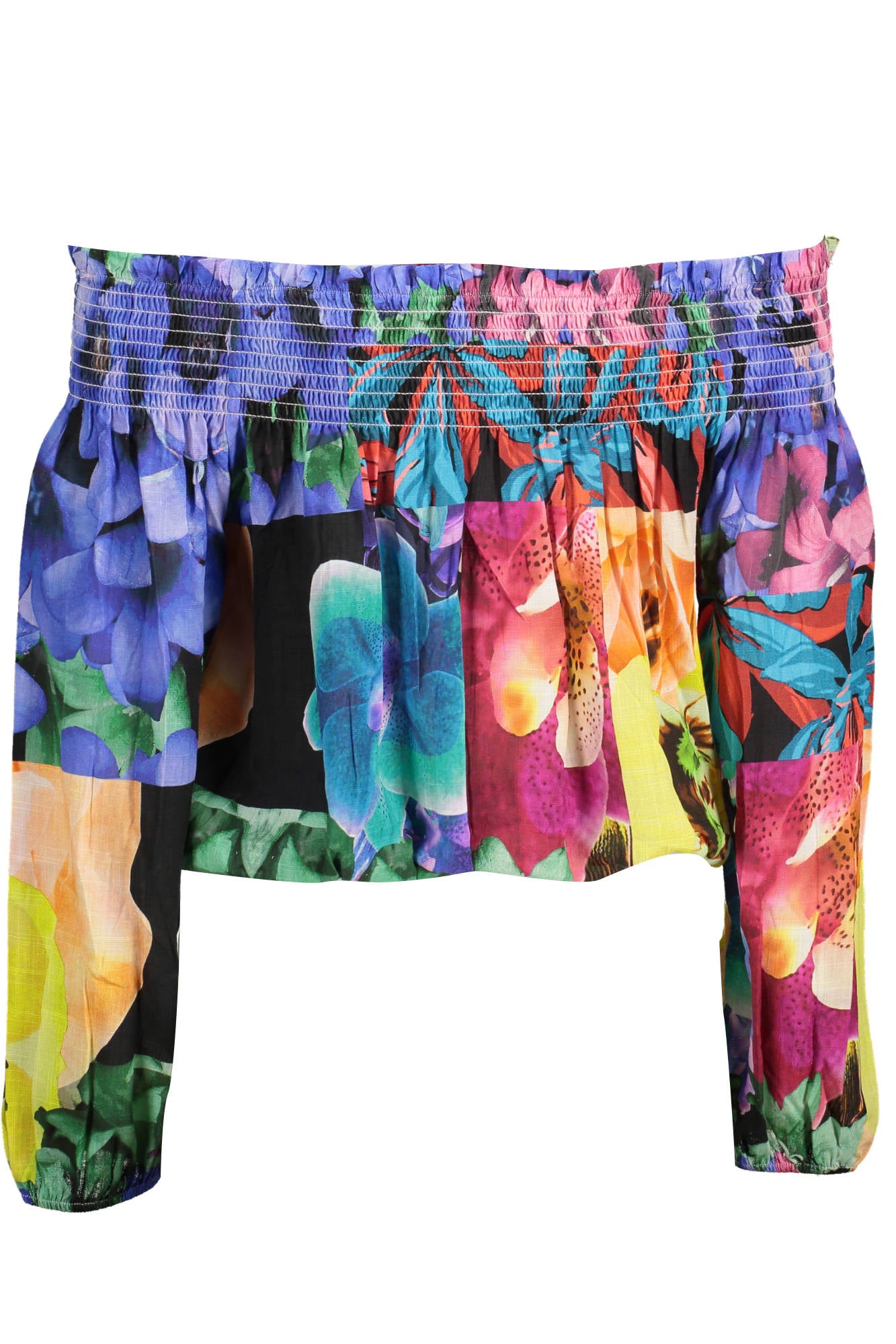 22SWBW40_ROSA_9019 – Stylisches Damen Langarmshirt in Rosa mit Kontrastdetails und Logo – Größe: XL, 2XL – Farbe: Rosa