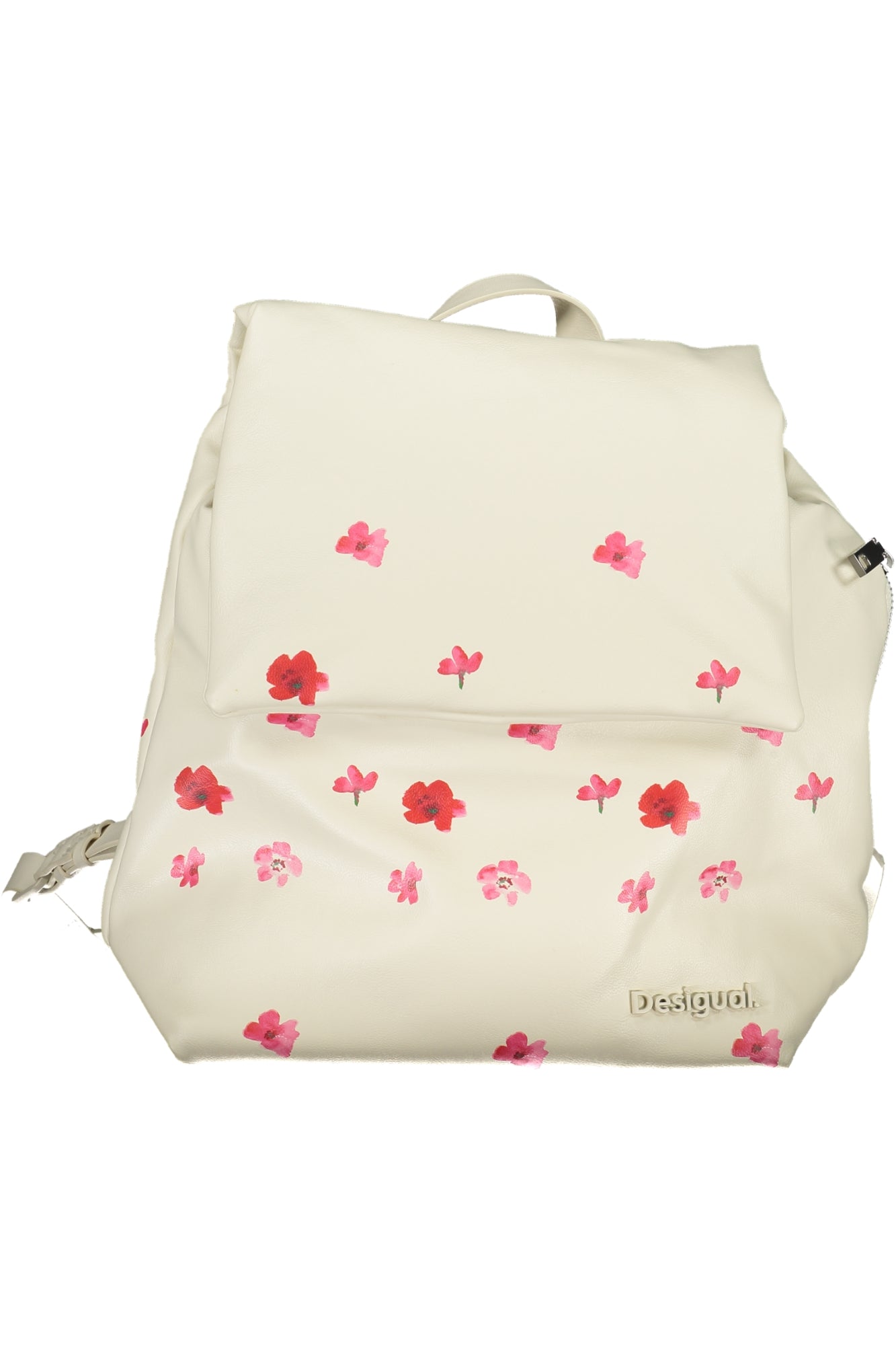 24SAKP19_BI1001 – Stilvoller Damen-Rucksack in Weiß mit Kontrastdetails und Komfort – Größe: UNI – Farbe: Bianco