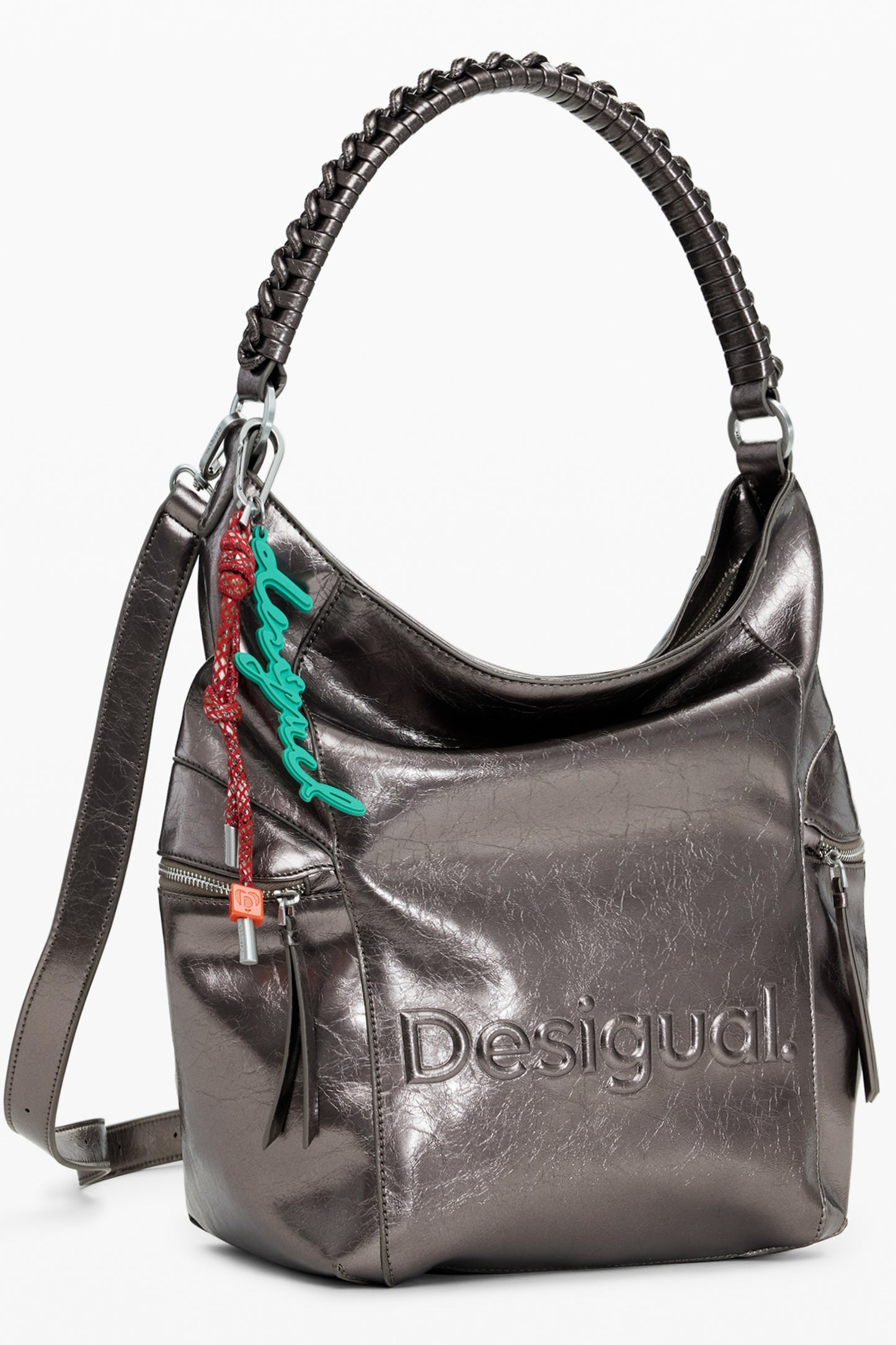 25WAKP28_BR9225 – Damen-Rucksack Bronze: Stylisch mit Afrikamuster & praktischen Fächern – Größe: UNI – Farbe: Bronzo