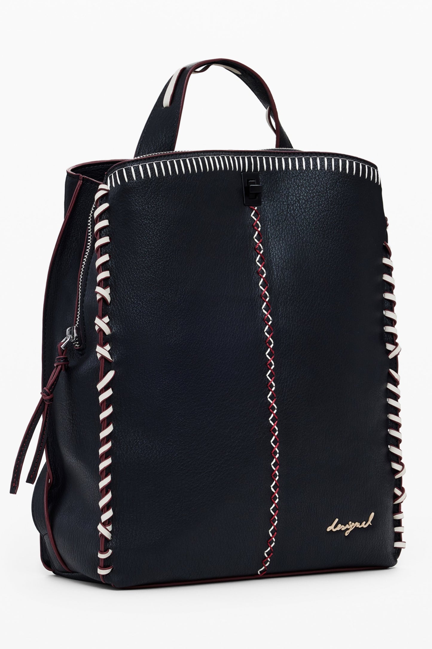 25WAKP17_NE2000 – Stilvoller schwarzer Damen-Rucksack mit vielseitigen Fächern – Größe: UNI – Farbe: Nero