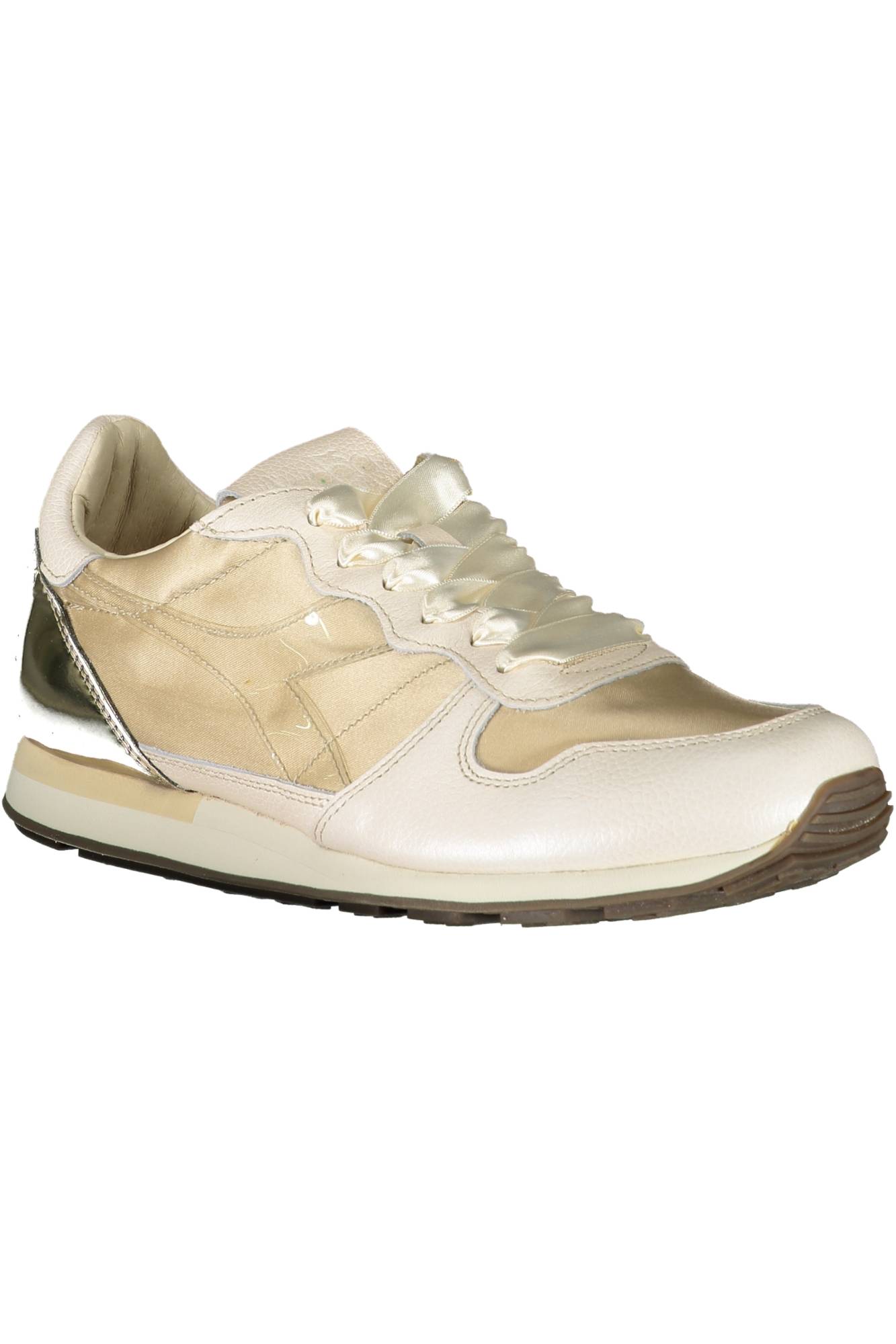 201172775F_BEIGE_25084 – Beiger Damen Sportschuh mit Kontrastdetails und Ersatzschnürsenkeln – Größe: 35 ½, 36 – Farbe: Beige