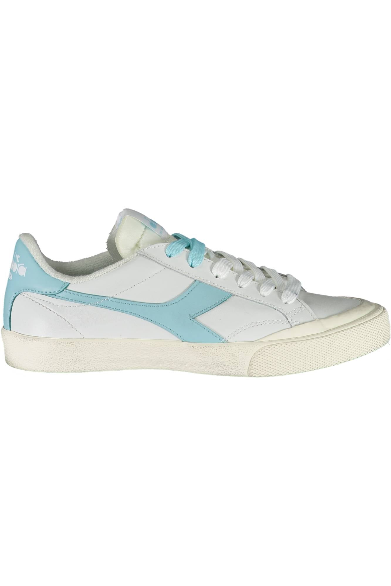 201175445F_BIANCO_C8099 – Damen Sportschuh Weiß mit Kontrastdetails & Austauschbaren Senkeln – Größe: 36, 36 ½ – Farbe: Bianco