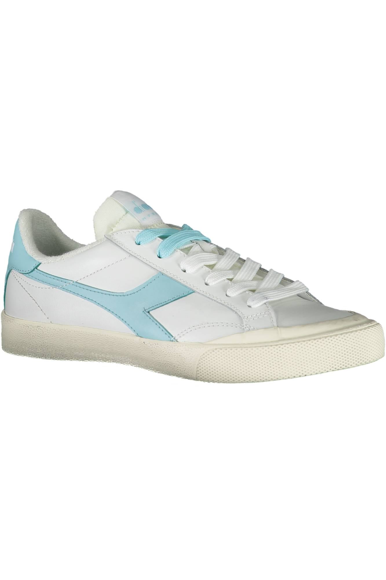 201175445F_BIANCO_C8099 – Damen Sportschuh Weiß mit Kontrastdetails & Austauschbaren Senkeln – Größe: 36, 36 ½ – Farbe: Bianco