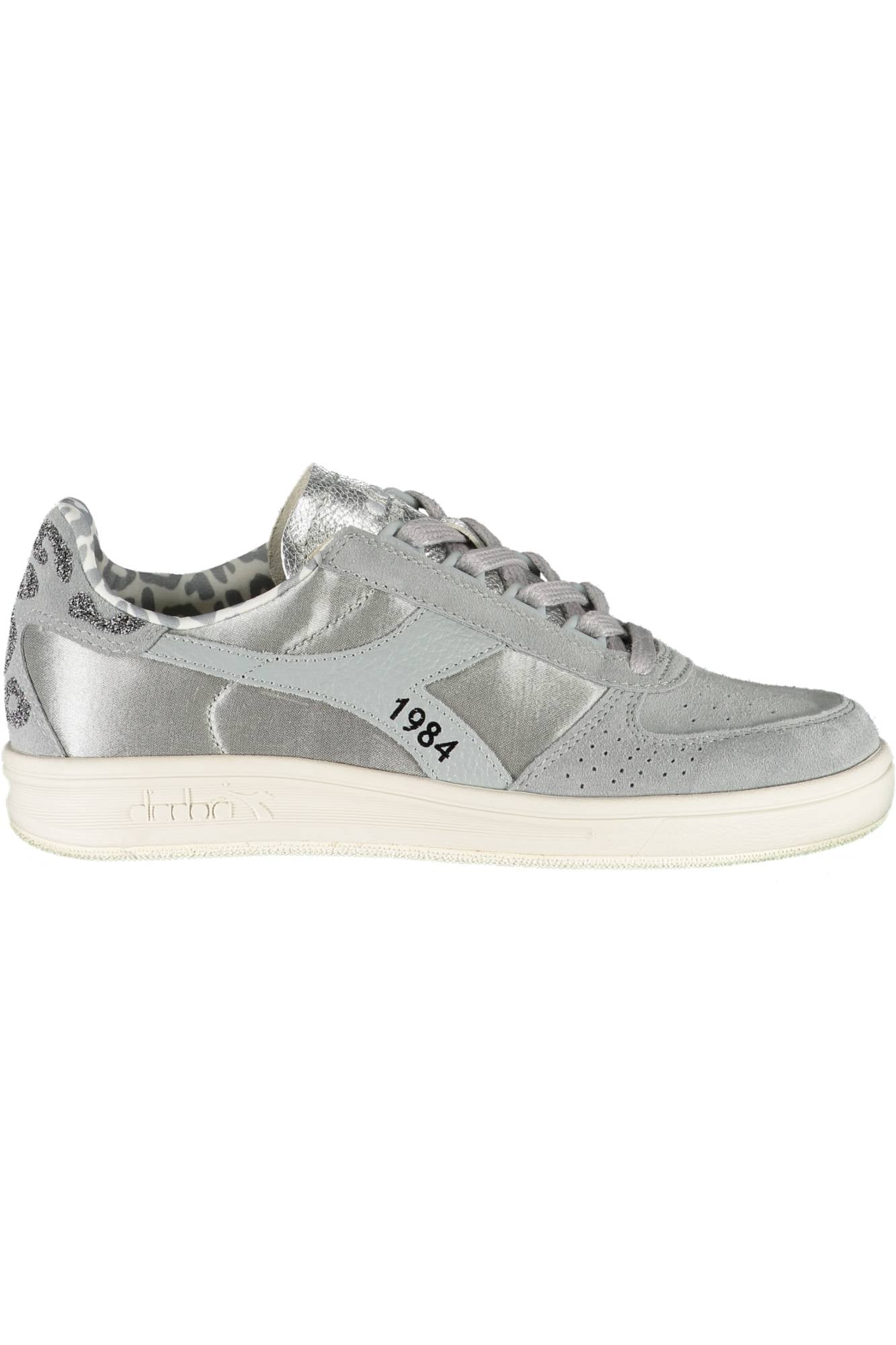 201174750F_GRIGIO_75043 – Grauer Damensneaker mit Swarovski & Kontrastdetails - Perfekt für Sport – Größe: 35 ½, 36 ½, 37 – Farbe: Grigio