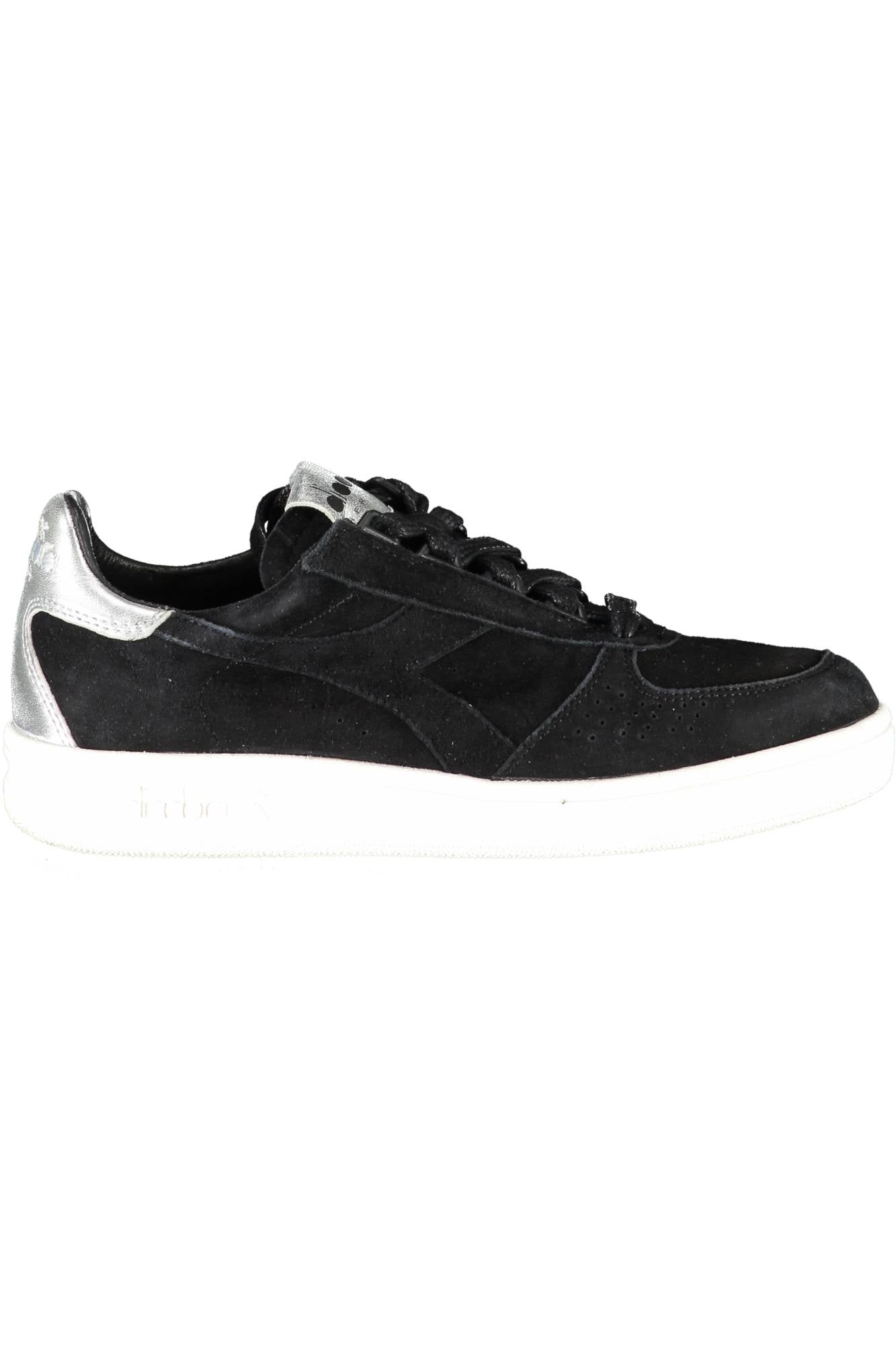 201172552F_NERO_80013 – Damen Sportschuh Schwarz: Stilvoll & Bequem mit Kontrastelementen – Größe: 36, 36 ½, 37, 38 ½ – Farbe: Nero