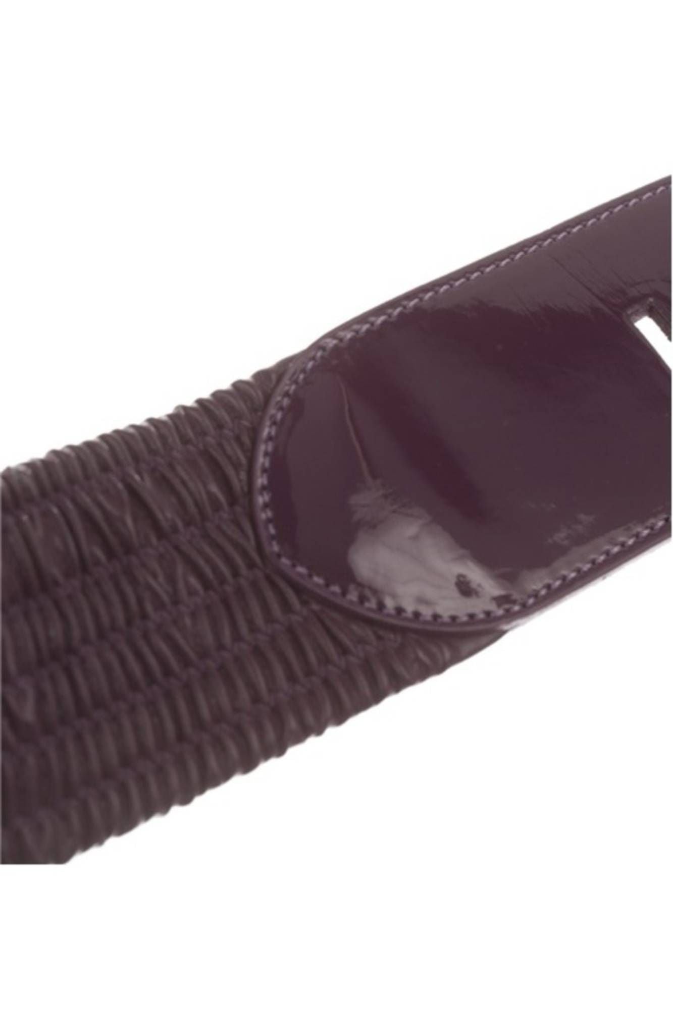 C9CS-GRUBB-SERVICE_VIOLA_45 – Violetter Damengürtel mit elastischem Band und glänzender Metallschnalle – Größe: 70 – Farbe: Viola