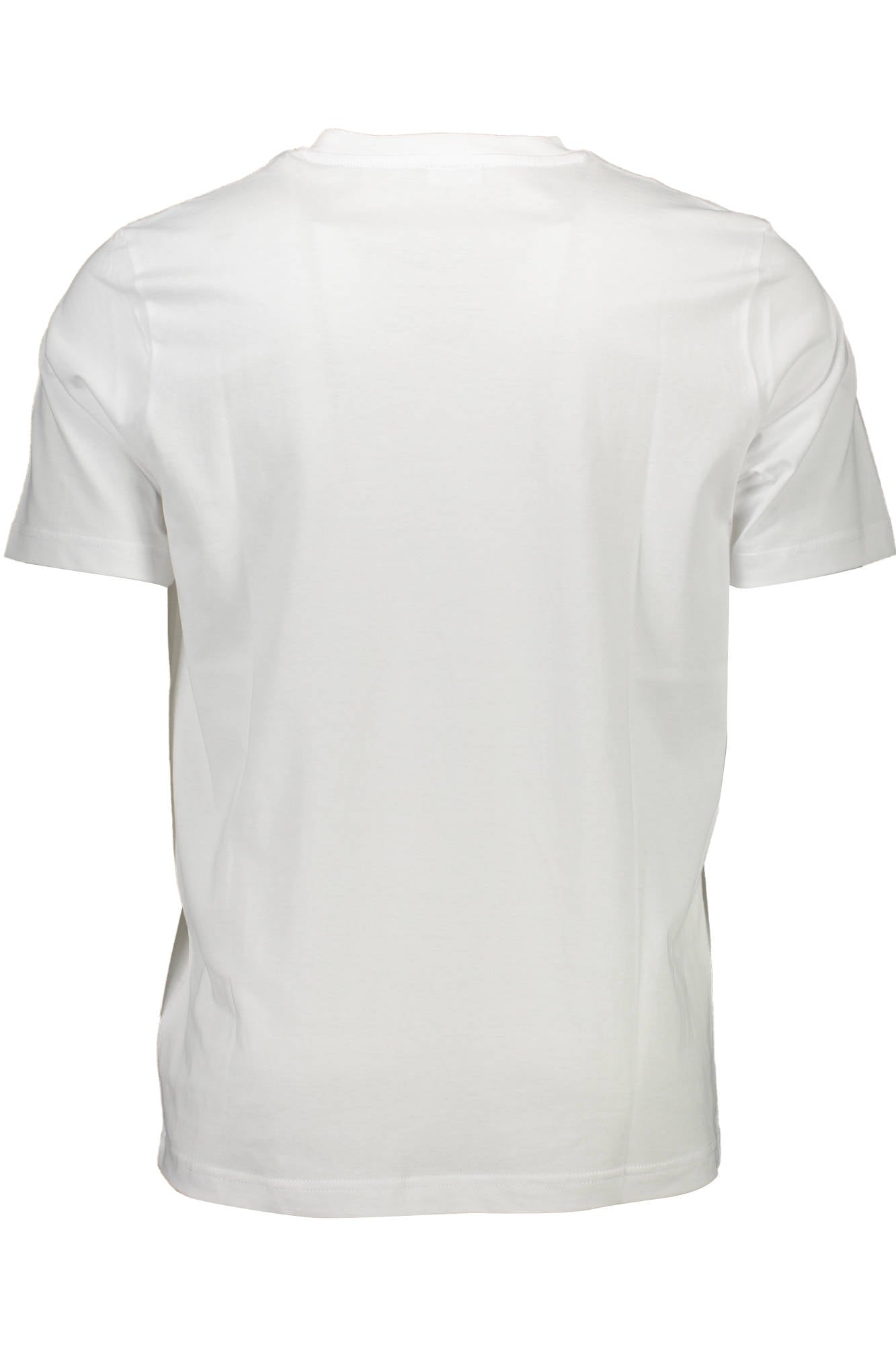S4EL-T-JUST_BIANCO_100 – Herren Kurzarm-T-Shirt in Weiß mit Rundhalsausschnitt & Druck – Größe: XL – Farbe: Bianco