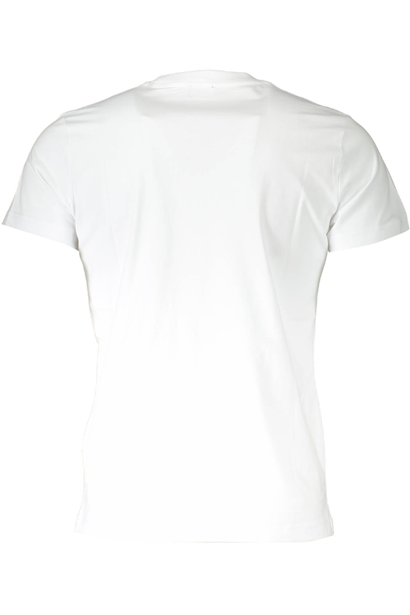SXE6-T-DIEGO_BIANCO_100 – Stylisches Kurzarm Herren T-Shirt in Weiß mit Druck und Rundhalsausschnitt – Größe: XL, 2XL – Farbe: Bianco