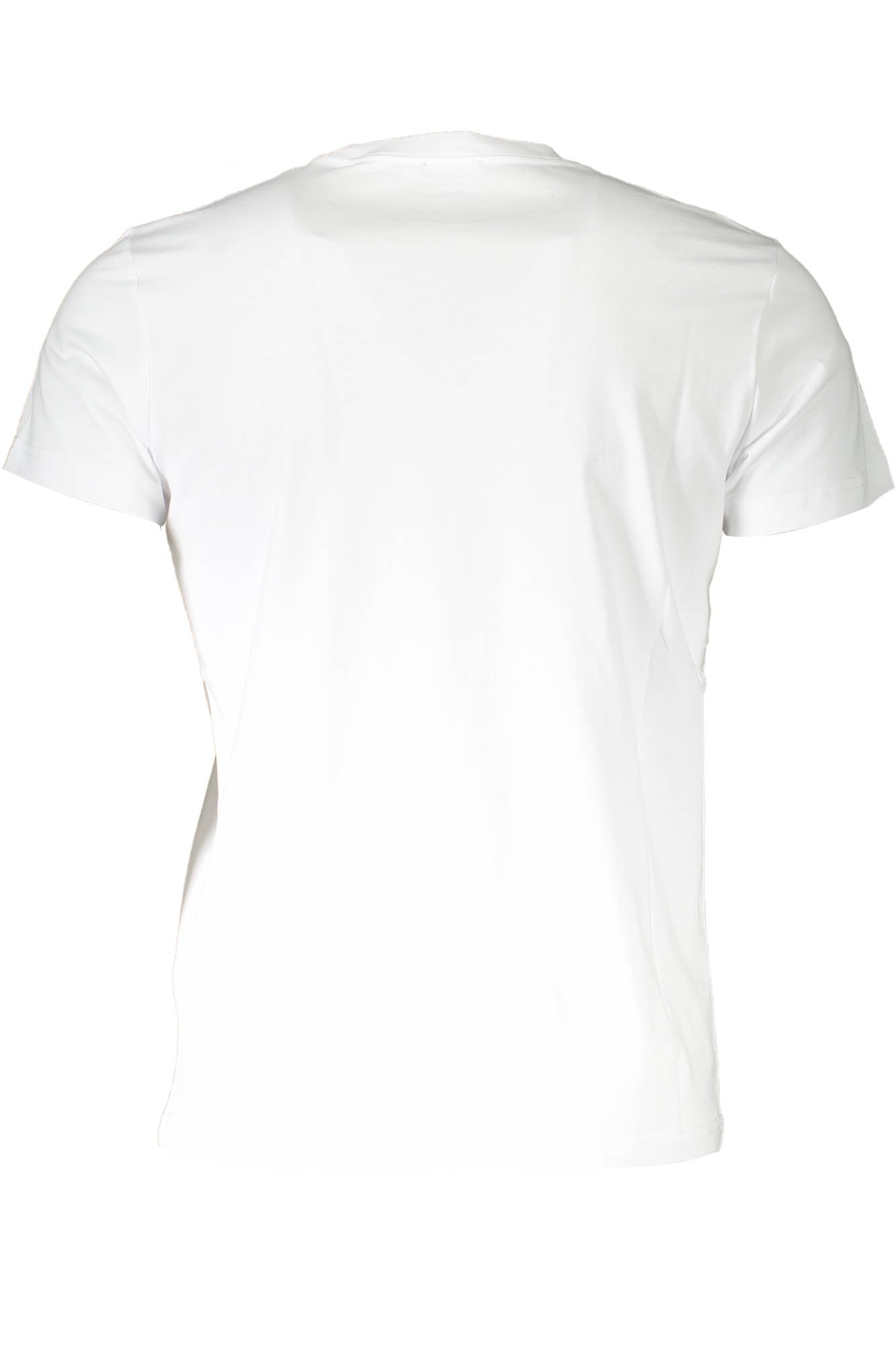 SNRE-T-DIEGO_BIANCO_100 – Weißes Herren T-Shirt mit Rundhalsausschnitt und stylischem Design – Größe: XL, 2XL – Farbe: Bianco