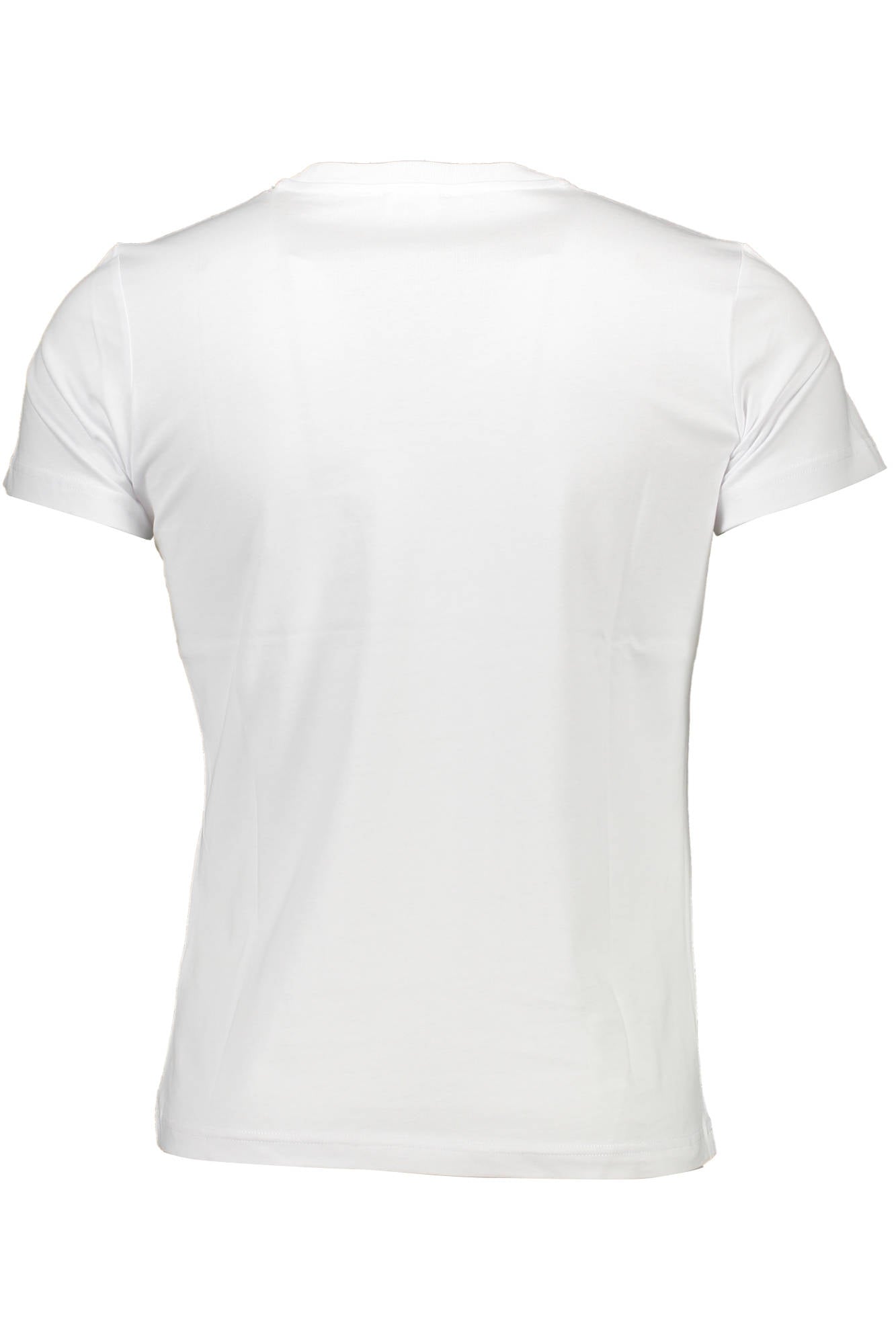SEFZ-T-DIEGO_BIANCO_100 – Weißes Herren T-Shirt mit Logo & Druck - Kurzarm & Rundhals. – Größe: XL – Farbe: Bianco