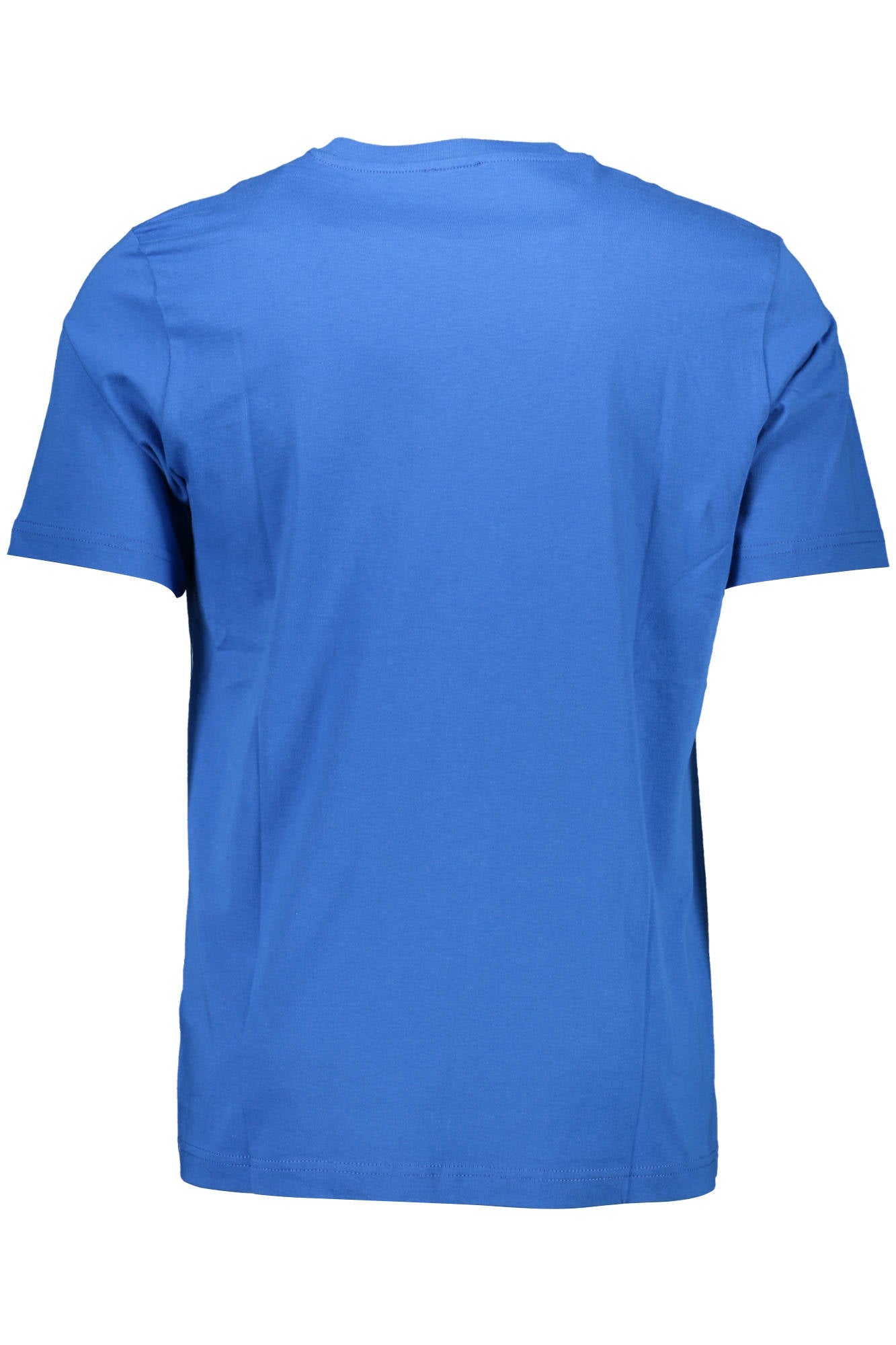 S4EL-T-JUST_BLU_8II – Herren T-Shirt Blau: Kurzarm, Rundhals, Logo-Print – Größe: S, M, L, XL, 2XL – Farbe: Blu