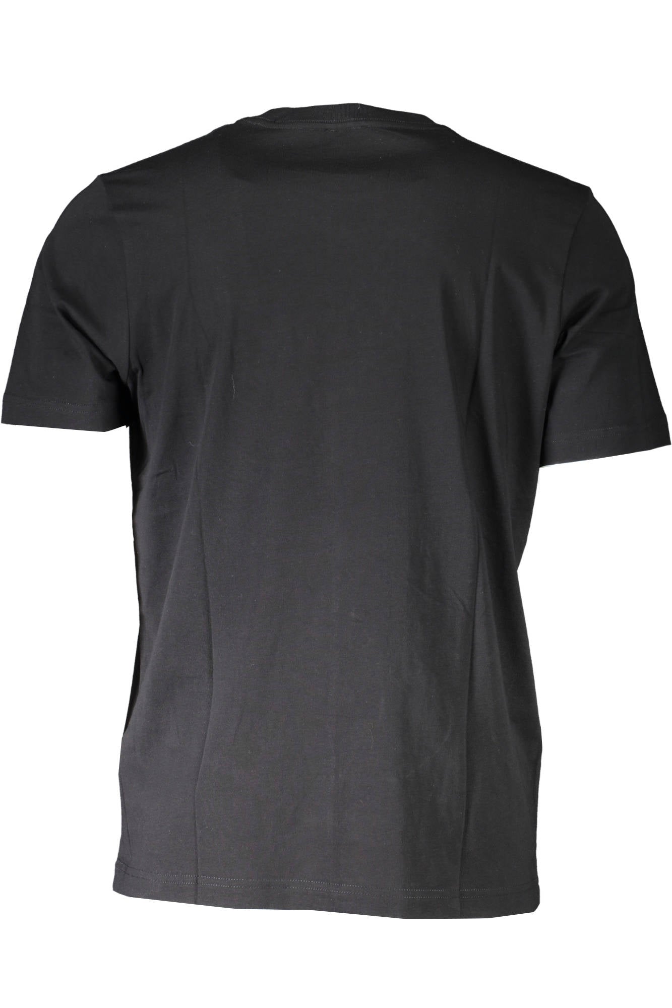 SD92-T-JUST_NERO_900 – Herren T-Shirt Schwarz mit Rundhals und Logo-Applikation entdecken – Größe: XL, 2XL – Farbe: Nero