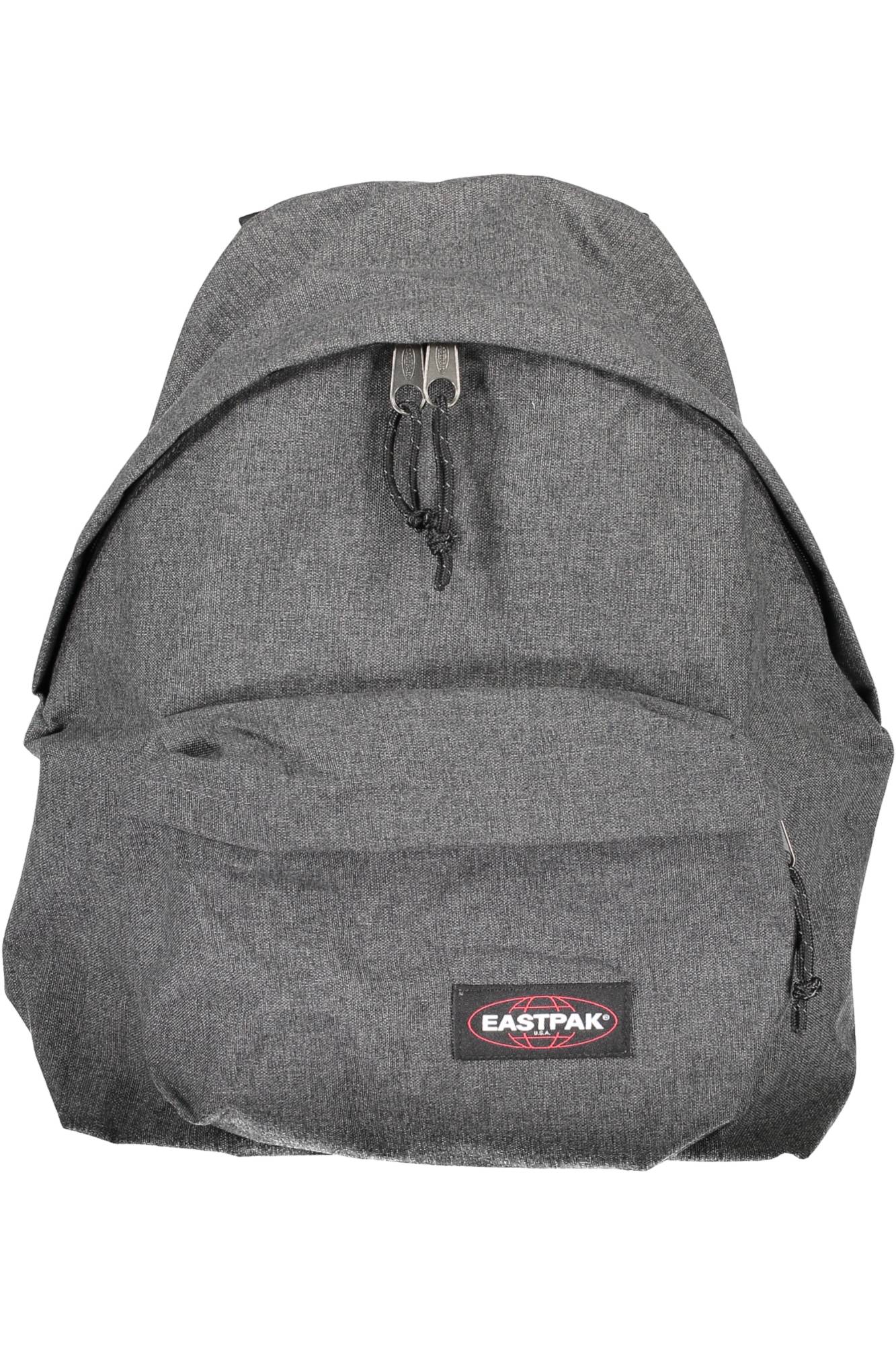 EK62077H_GRIGIO_BLACK-DENIM – Grauer Herren-Rucksack mit Reißverschluss und verstellbaren Riemen – Größe: UNI – Farbe: Grigio
