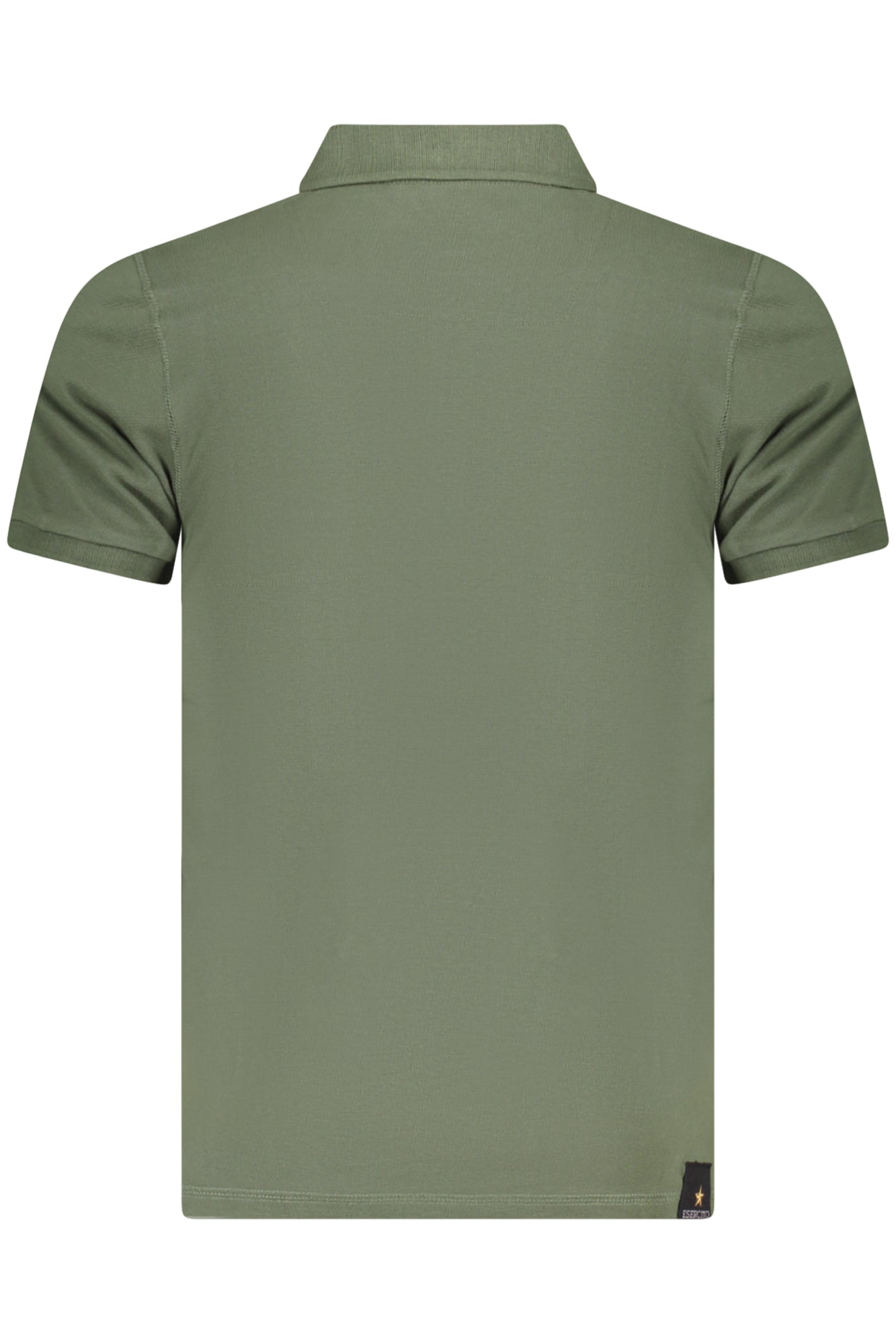 S5S630-5584_VE058 – Herren Kurzarm-Poloshirt in Grün mit Adler-Motiv und Logo-Druck – Größe: S, M, L, XL, 2XL, 3XL – Farbe: Verde