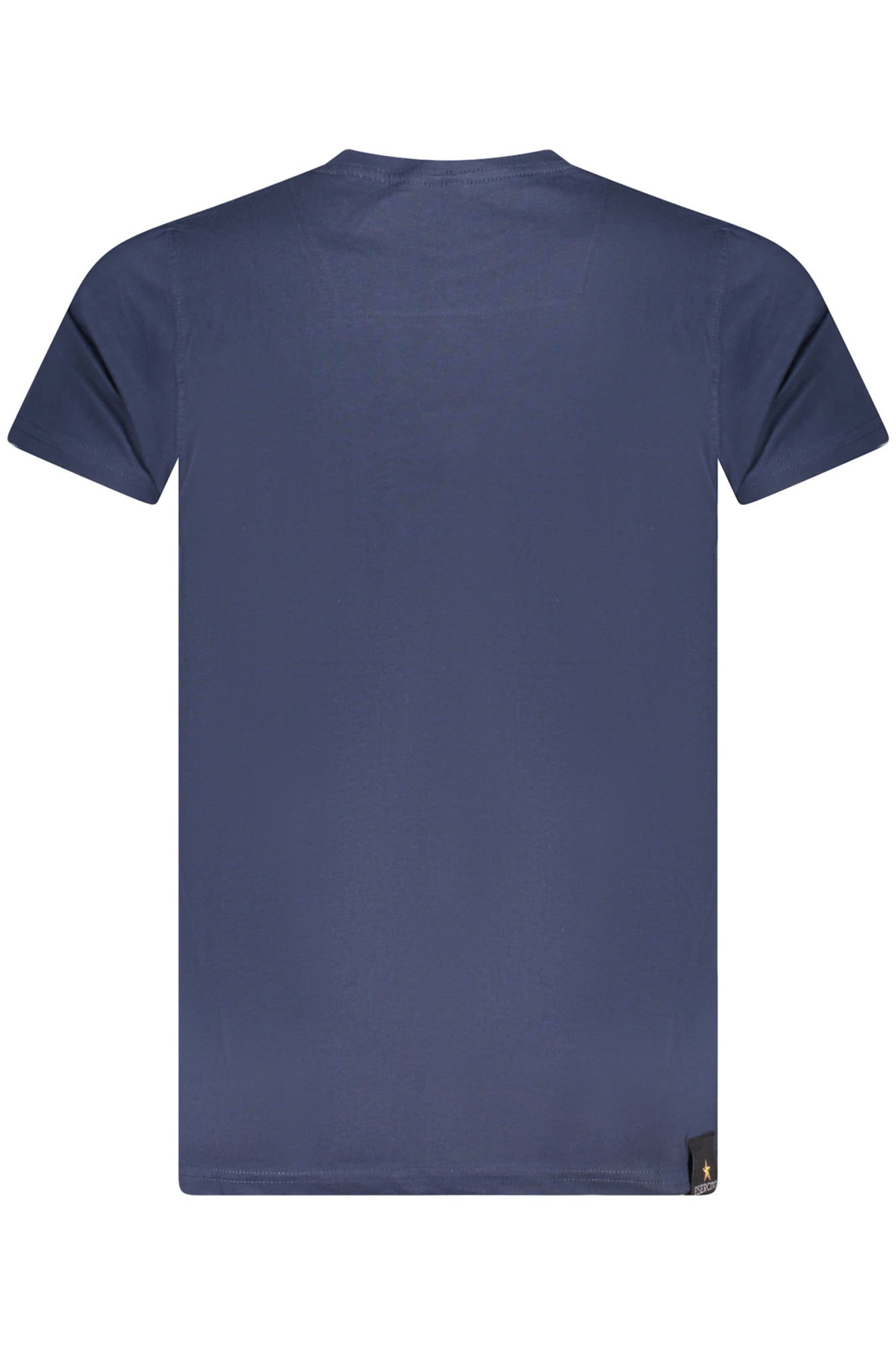 S5S636-5586_BL044 – Herren Kurzarm T-Shirt Blau mit Adler-Motiv und Logo-Druck – Größe: S, M, L, XL, 2XL – Farbe: Blu