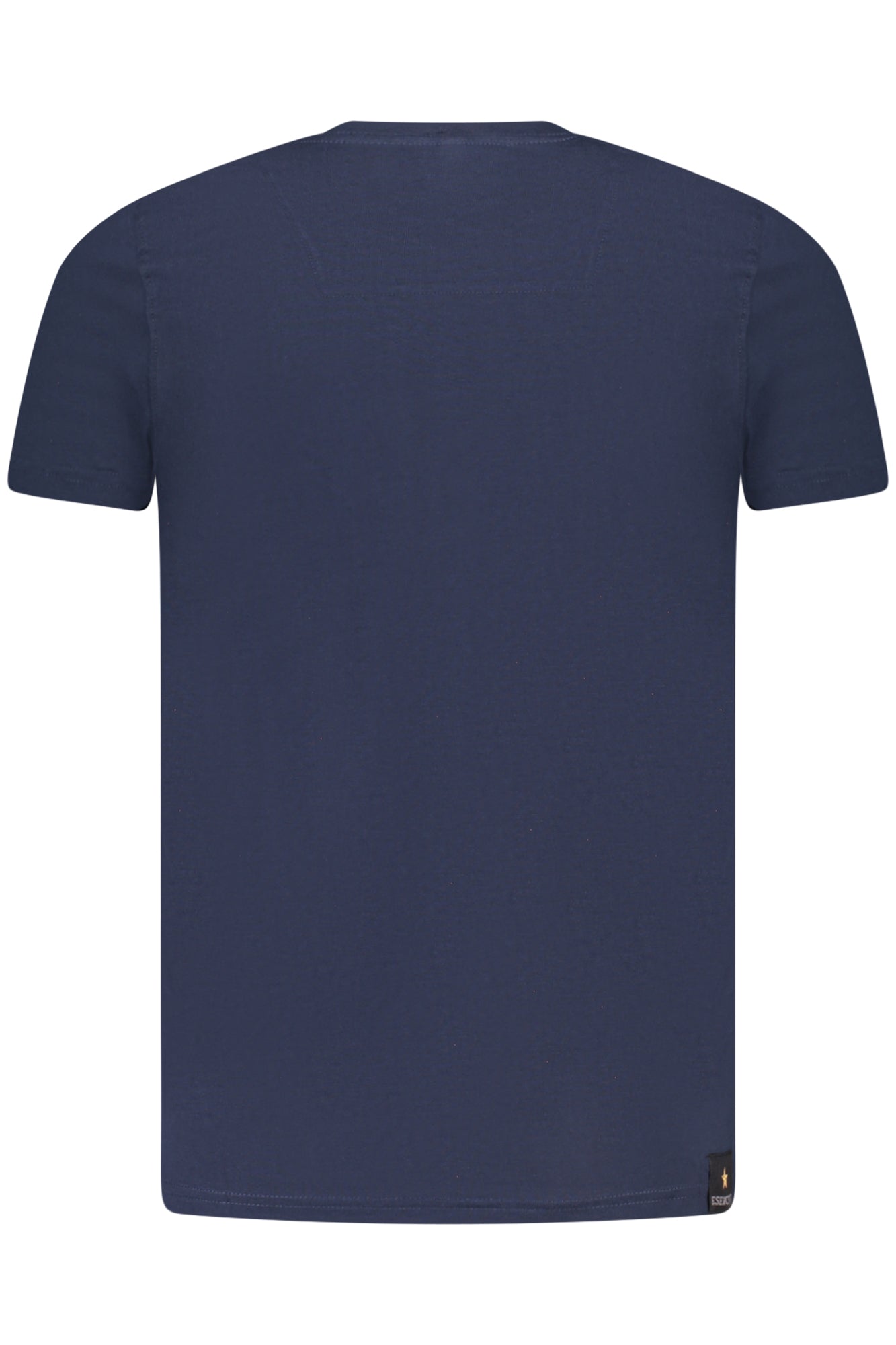 S5S639-5586_BL044 – Herren Kurzarm T-Shirt Blau mit Adler und Logo - Rundhals, Bedruckt – Größe: S, M, L, XL, 2XL, 3XL – Farbe: Blu