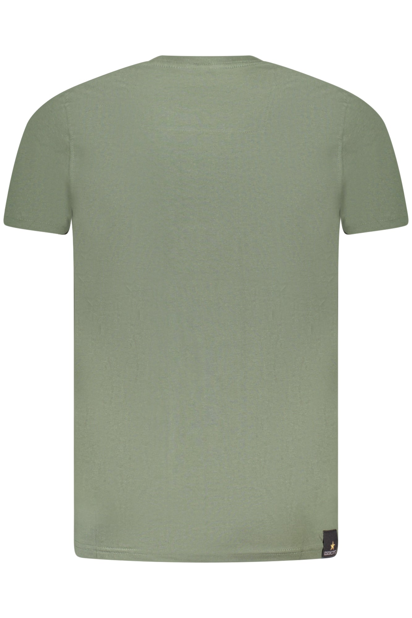 S5S639-5586_VE058 – Herren Kurzarm T-Shirt Grün mit Adler-Druck und Rundhalsausschnitt – Größe: S, M, L, XL, 2XL, 3XL – Farbe: Verde