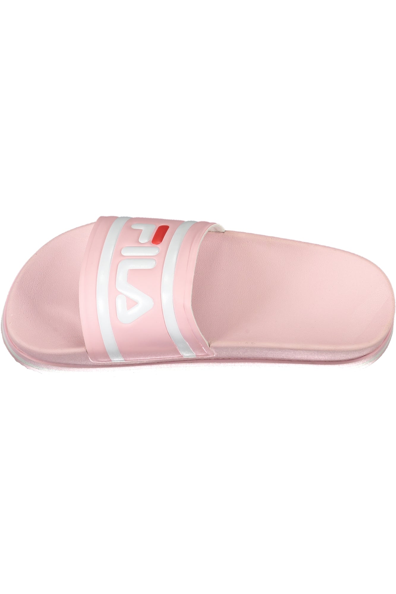 FFW0048_RS40096 – Stylische Rosa Pantoffeln mit Keilabsatz – Kontrastdetails & Druck – Größe: 37, 38, 39, 40, 41, 42 – Farbe: Rosa
