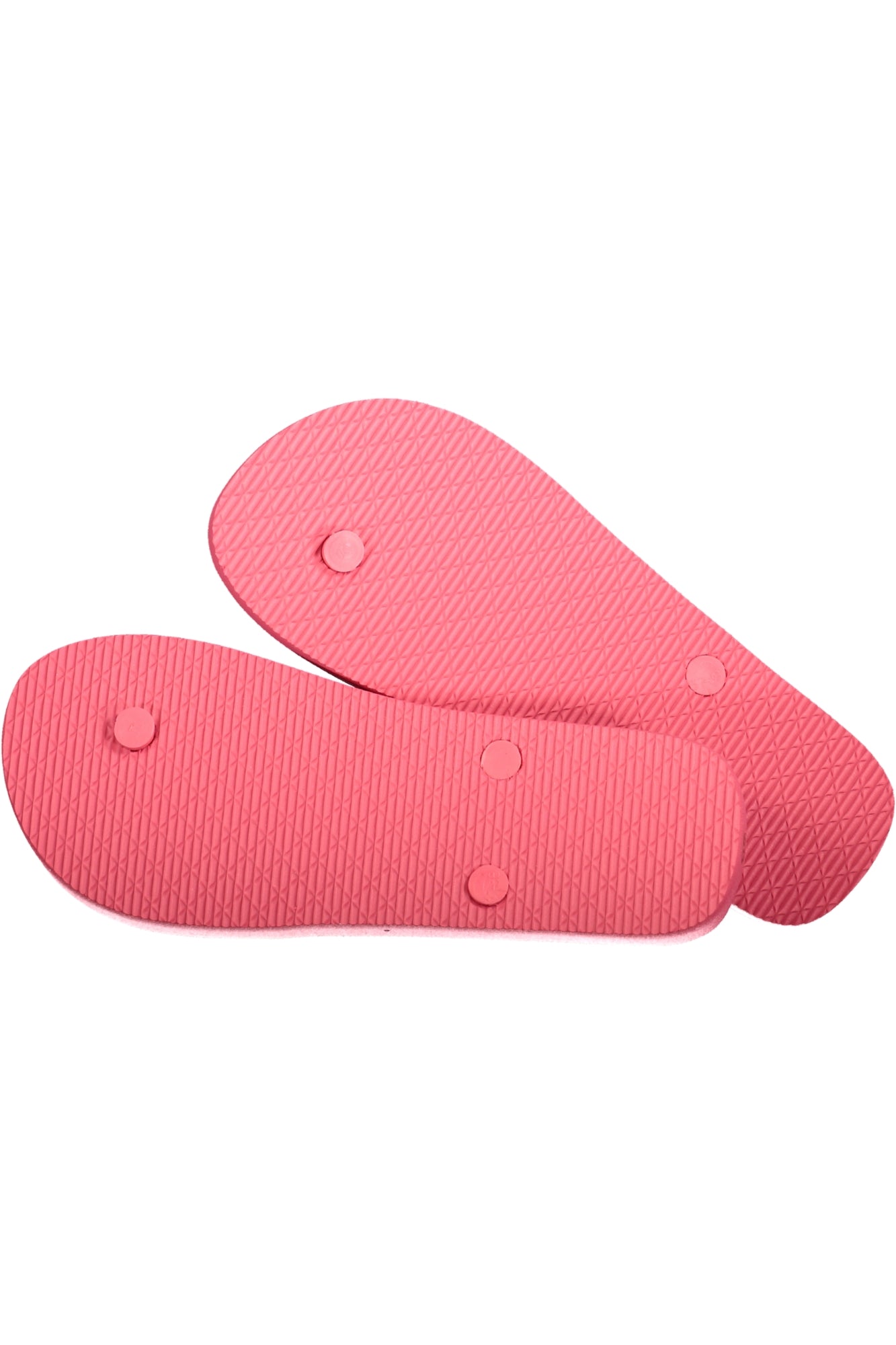 FFW0005F_RS40117 – Trendige Damen Zehentrenner-Sandalen in Rosa mit Logo-Design – Größe: 36, 37, 38, 39, 40, 41, 42 – Farbe: Rosa