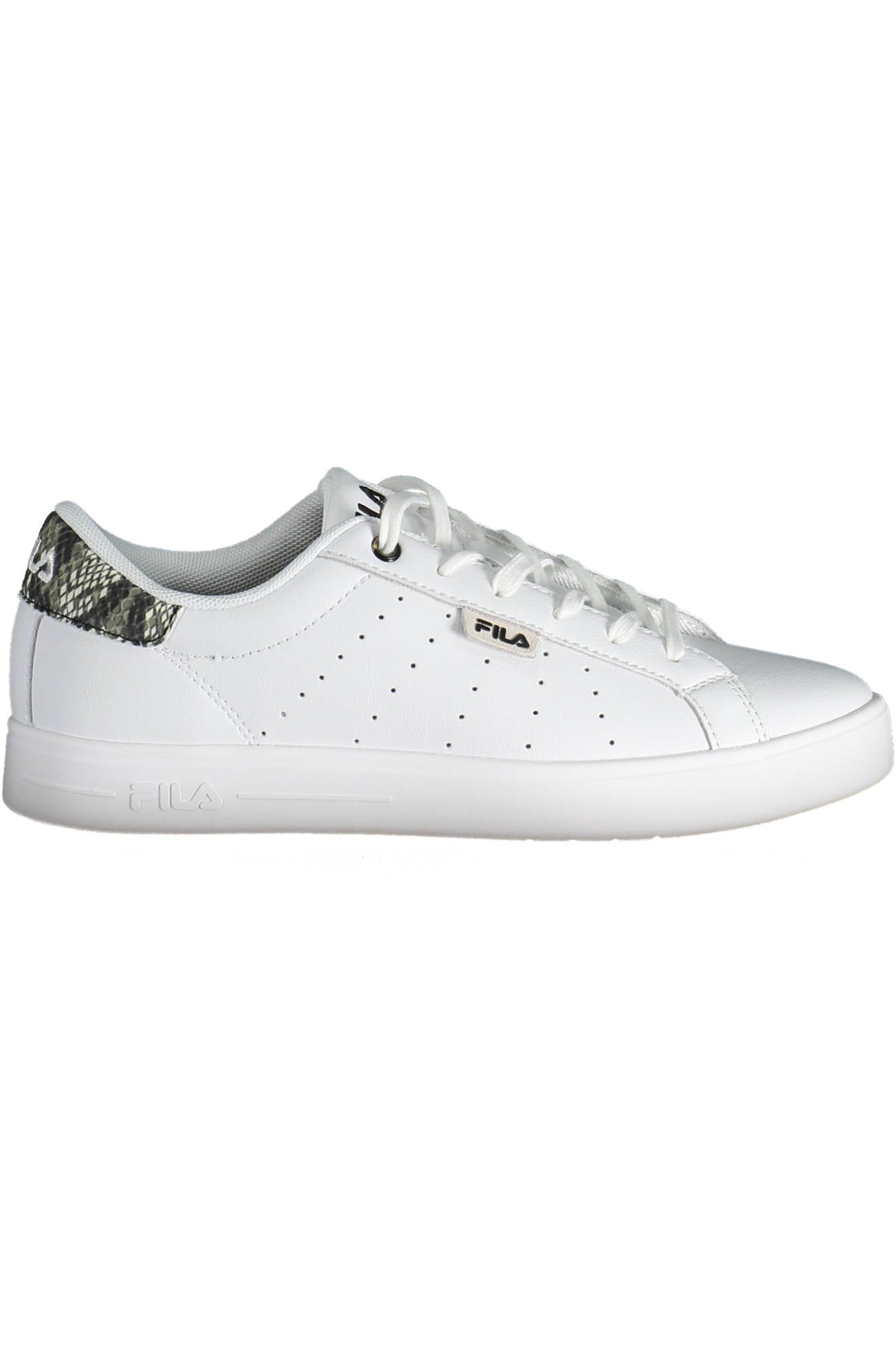 FFW0286-FILA-LUSSO_BIANCO_13036 – Damen-Weißer Sportschuh mit Kontrastdetails & Schnürsenkeln – Größe: 39, 40, 41, 38 – Farbe: Bianco