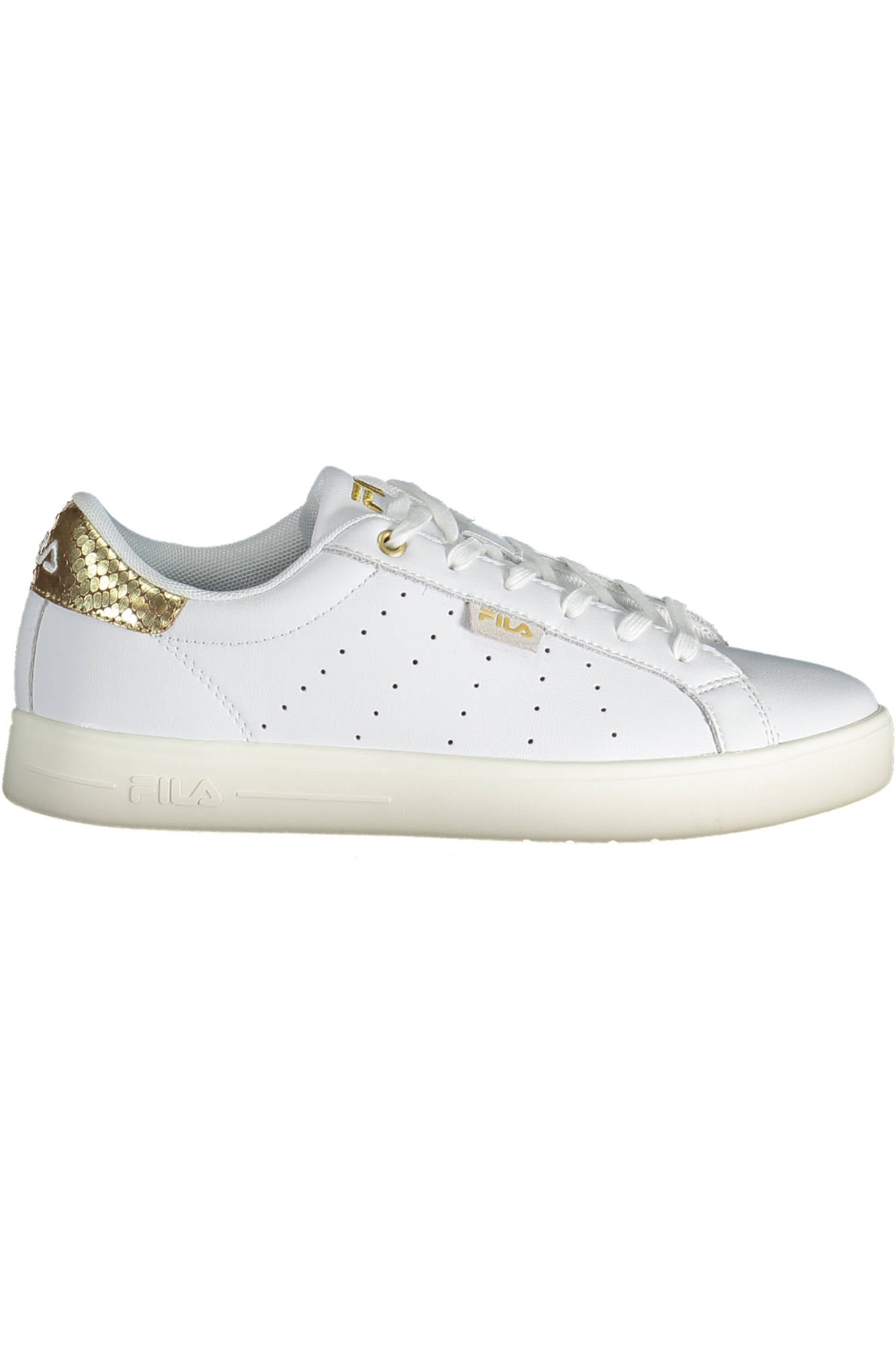 FFW0286-FILA-LUSSO_BIANCO_13069 – Moderner Damen-Sportschuh in Weiß mit Kontrastdetails und Schnürsenkeln – Größe: 41 – Farbe: Bianco