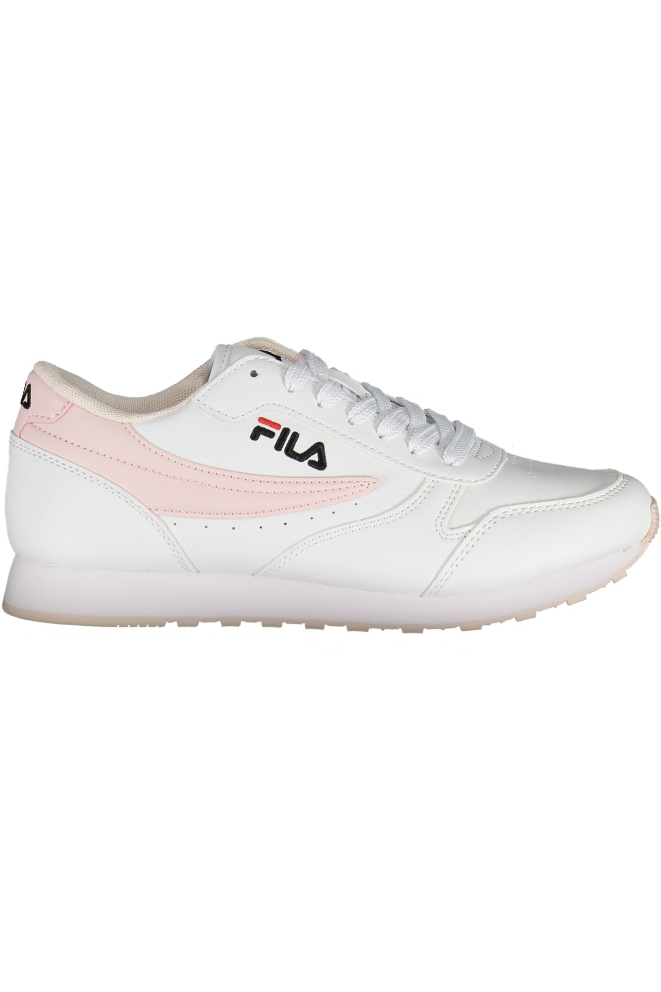 1010308ORBIT_BI13256 – Trendige Damen Sportschuhe - Weiß mit Schnürsenkeln und Kontrastdetails – Größe: 40 – Farbe: Bianco
