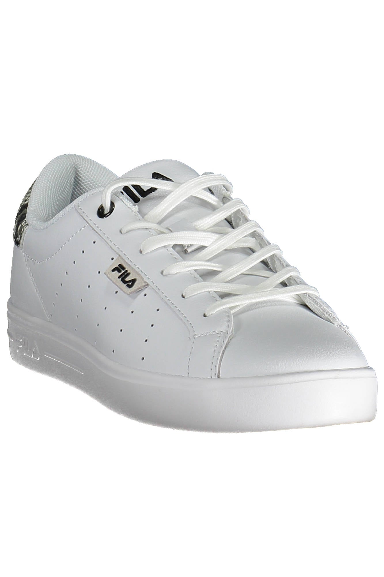 FFW0286-FILA-LUSSO_BIANCO_13036 – Damen-Weißer Sportschuh mit Kontrastdetails & Schnürsenkeln – Größe: 39, 40, 41, 38 – Farbe: Bianco