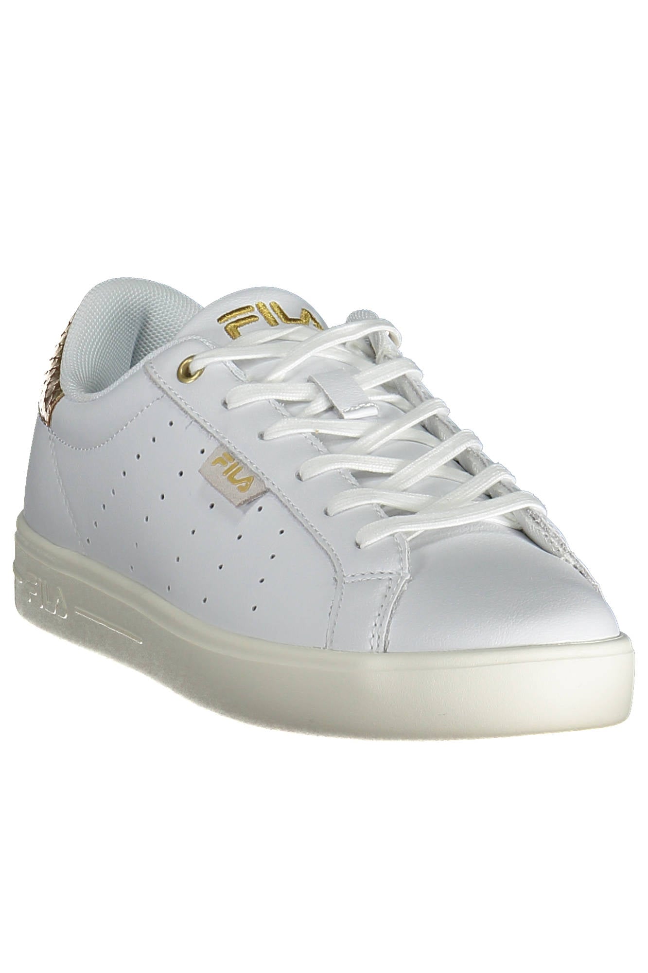 FFW0286-FILA-LUSSO_BIANCO_13069 – Moderner Damen-Sportschuh in Weiß mit Kontrastdetails und Schnürsenkeln – Größe: 41 – Farbe: Bianco
