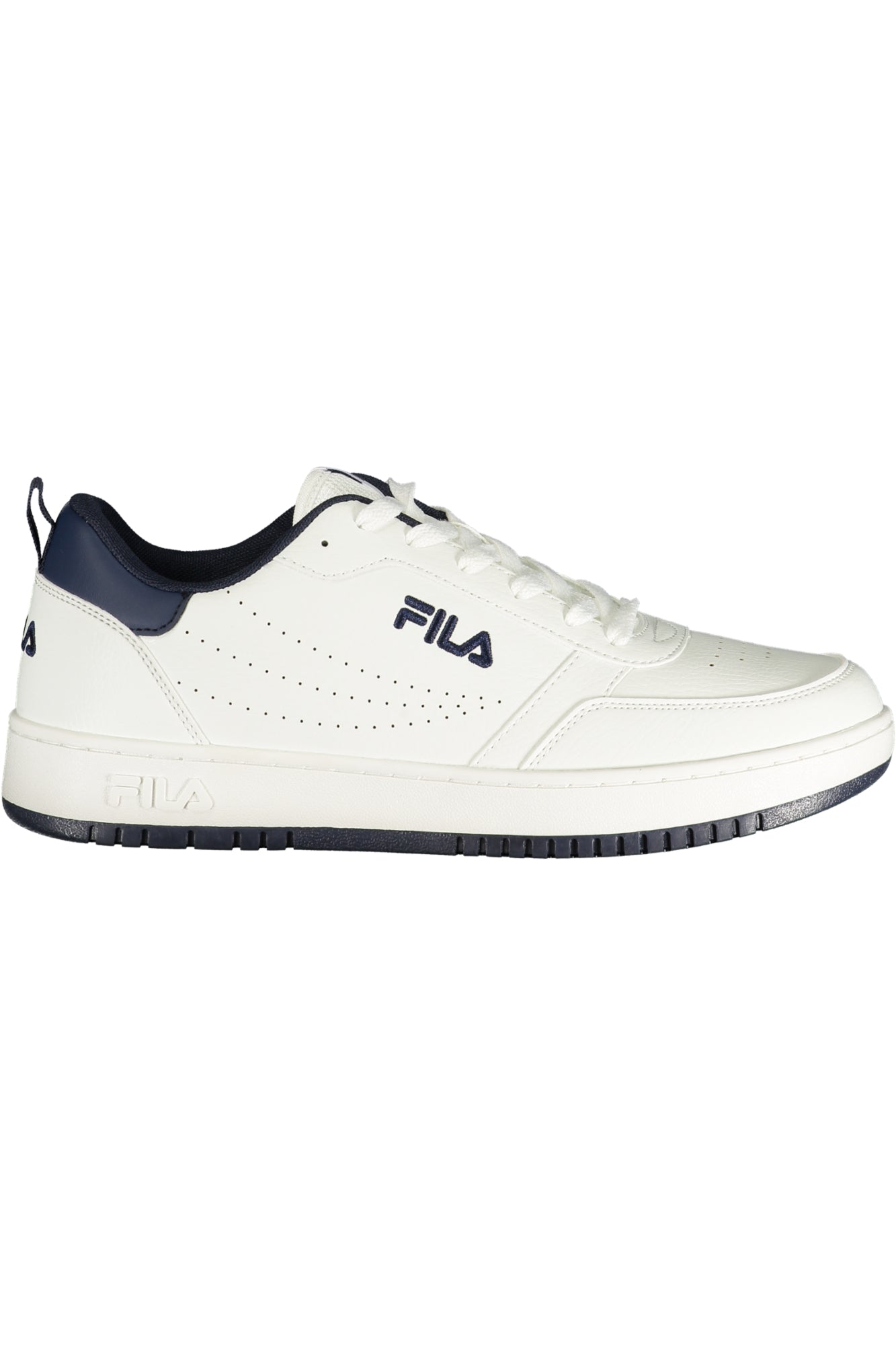 FFM0308REGA_BI13427 – Moderner weißer Sportschuh für Herren mit kontrastierenden Details – Größe: 45, 46, 41, 42, 43, 44 – Farbe: Bianco