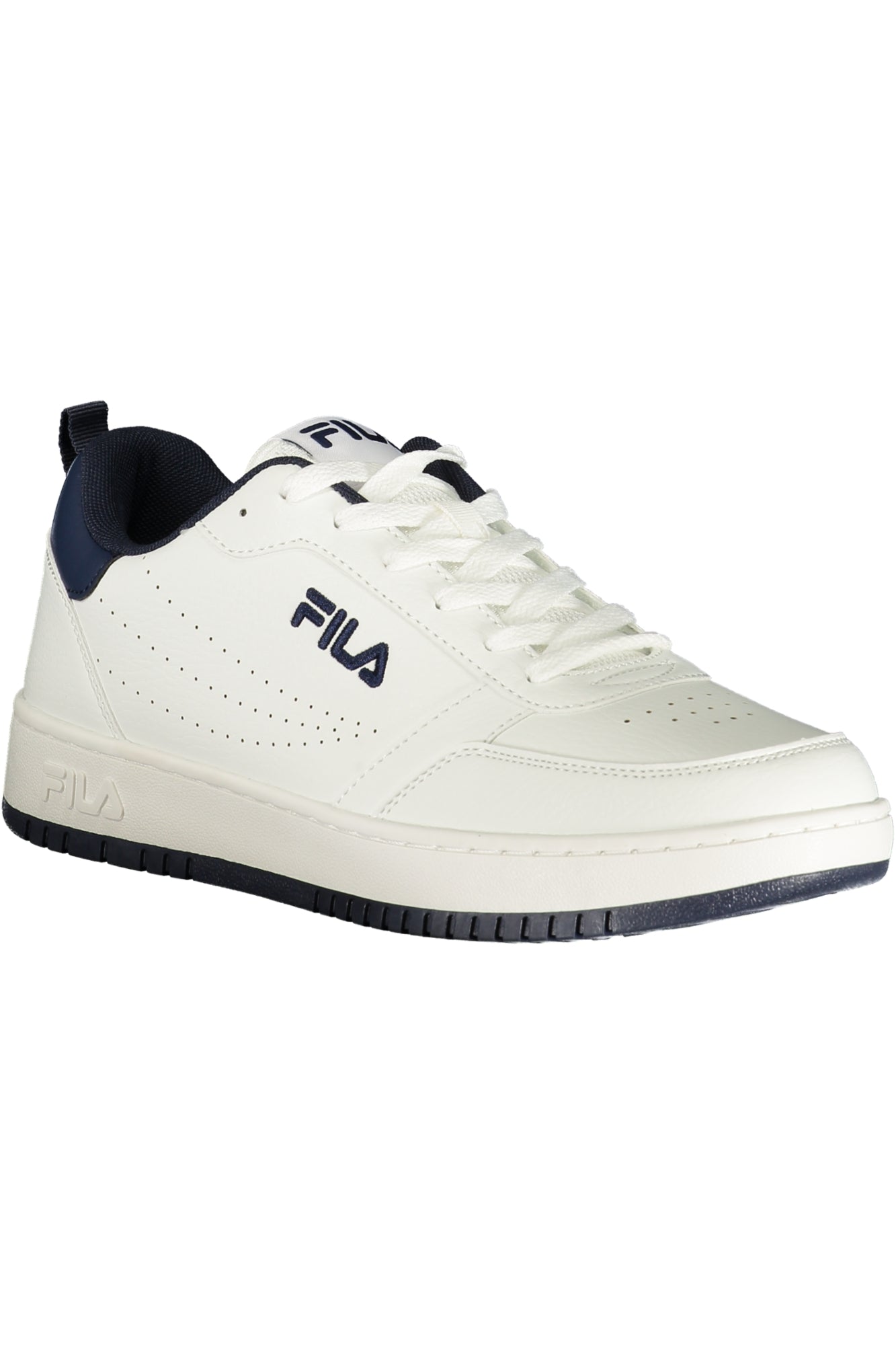 FFM0308REGA_BI13427 – Moderner weißer Sportschuh für Herren mit kontrastierenden Details – Größe: 45, 46, 41, 42, 43, 44 – Farbe: Bianco