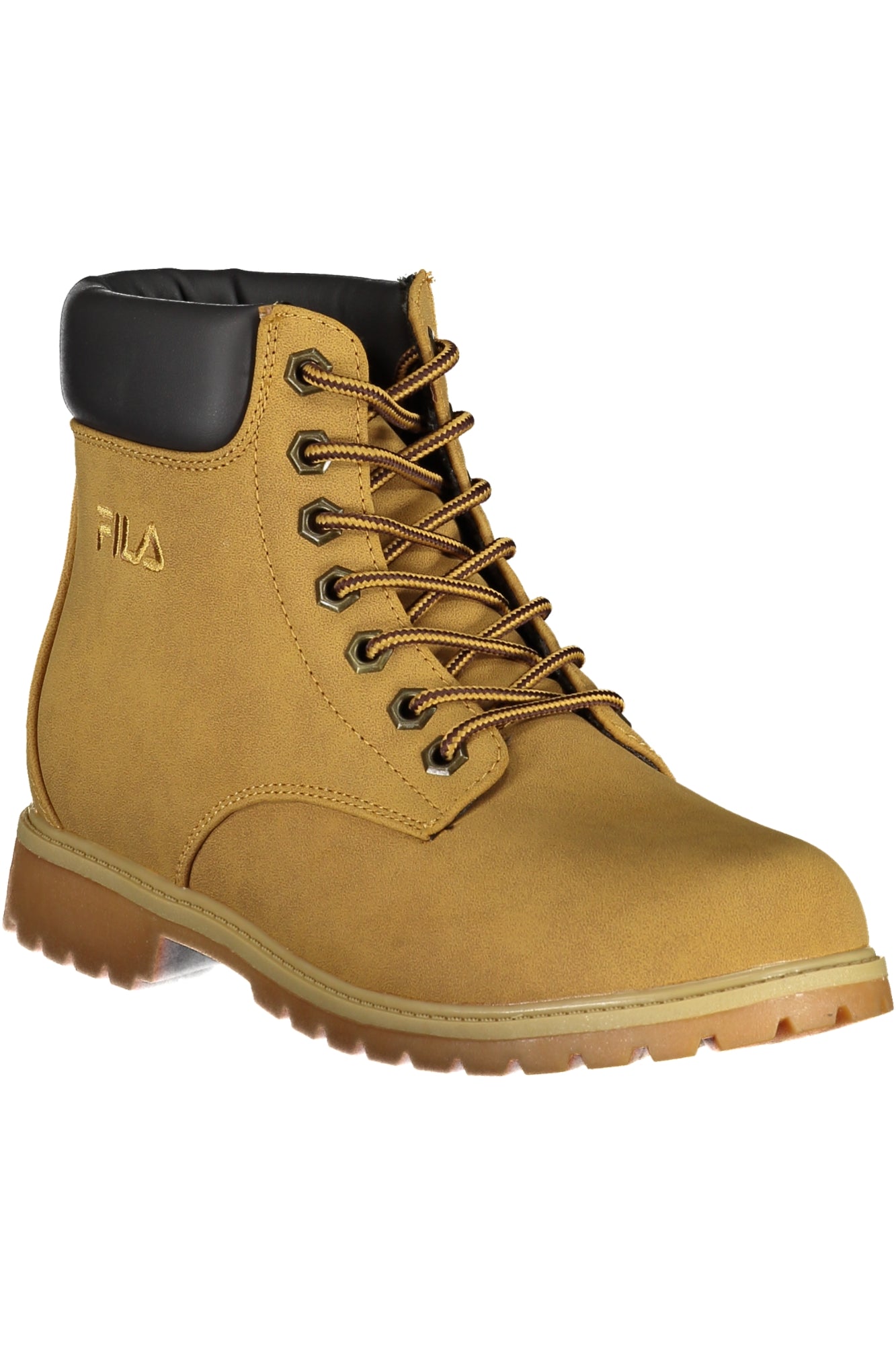 FFW0219MAVERICK_GI70010 – Stylische Damenstiefel in Gelb mit Kontrastdetails und Stickerei – Größe: 36, 37, 38, 39, 40, 41 – Farbe: Giallo
