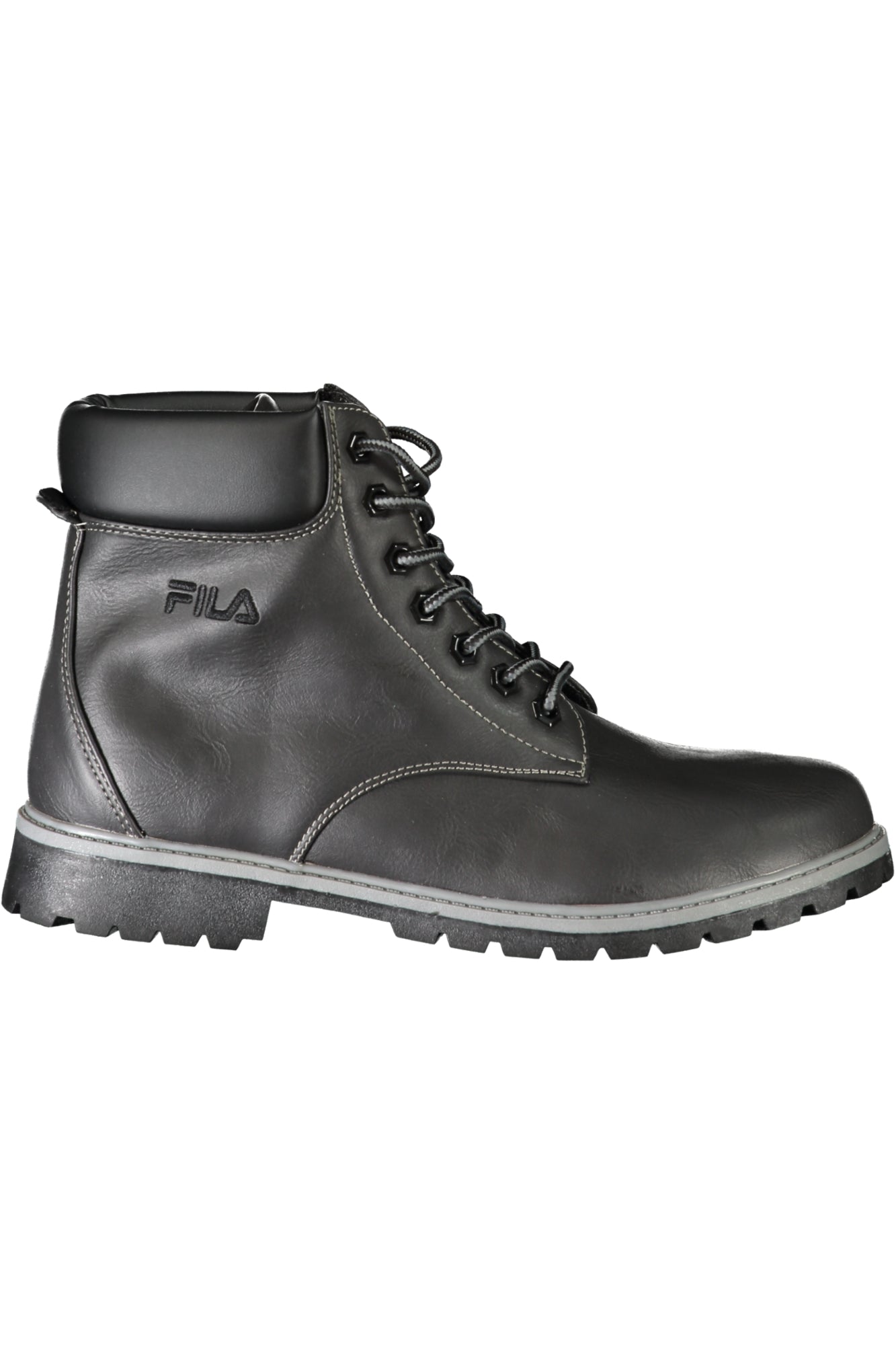 FFM0148MAVERICKMID_NE83052 – Trendige Herren-Schnürstiefel in Schwarz mit Kontrastdetails – Größe: 40, 41, 42, 43, 44, 45 – Farbe: Nero