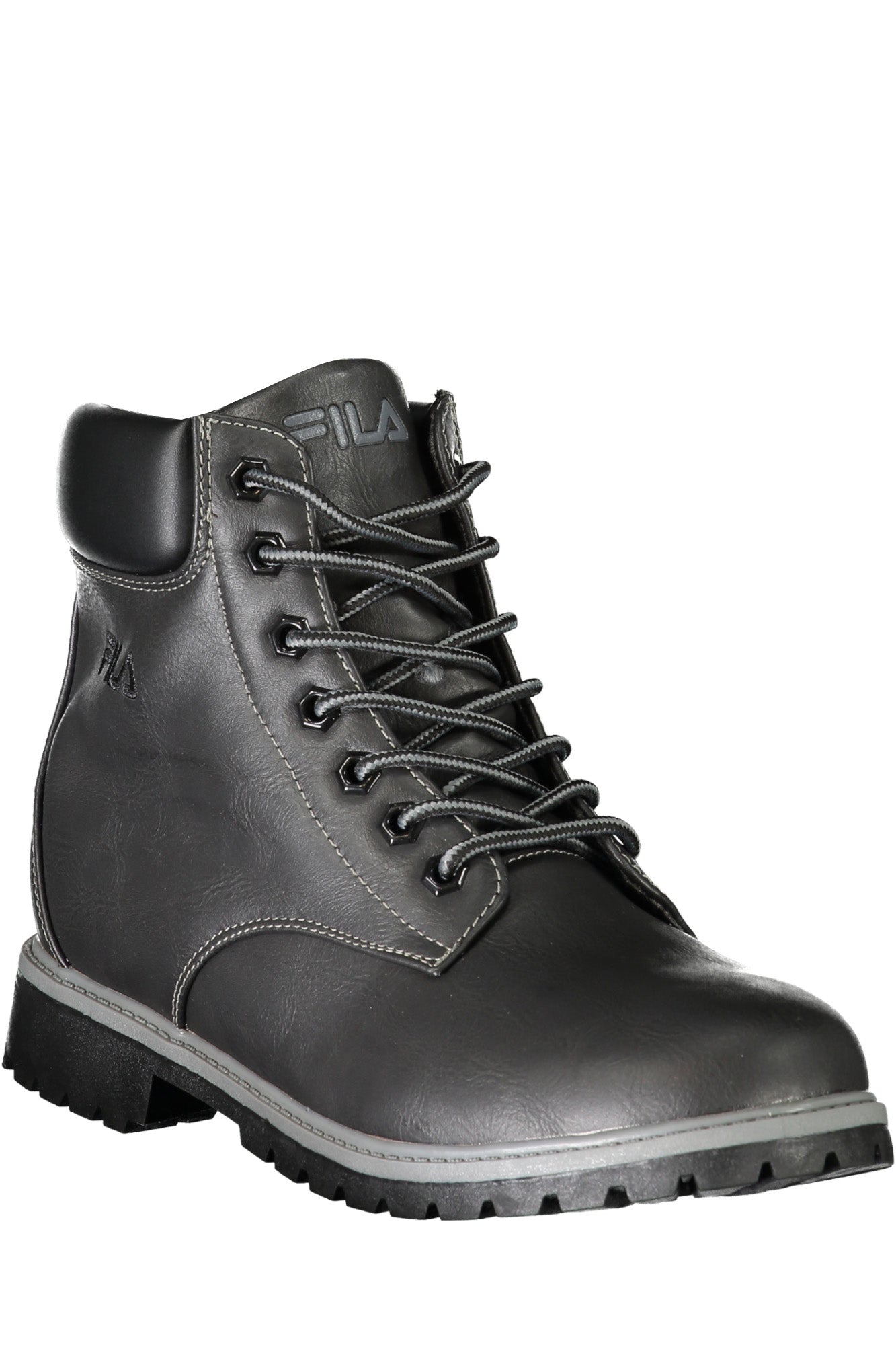 FFM0148MAVERICKMID_NE83052 – Trendige Herren-Schnürstiefel in Schwarz mit Kontrastdetails – Größe: 40, 41, 42, 43, 44, 45 – Farbe: Nero