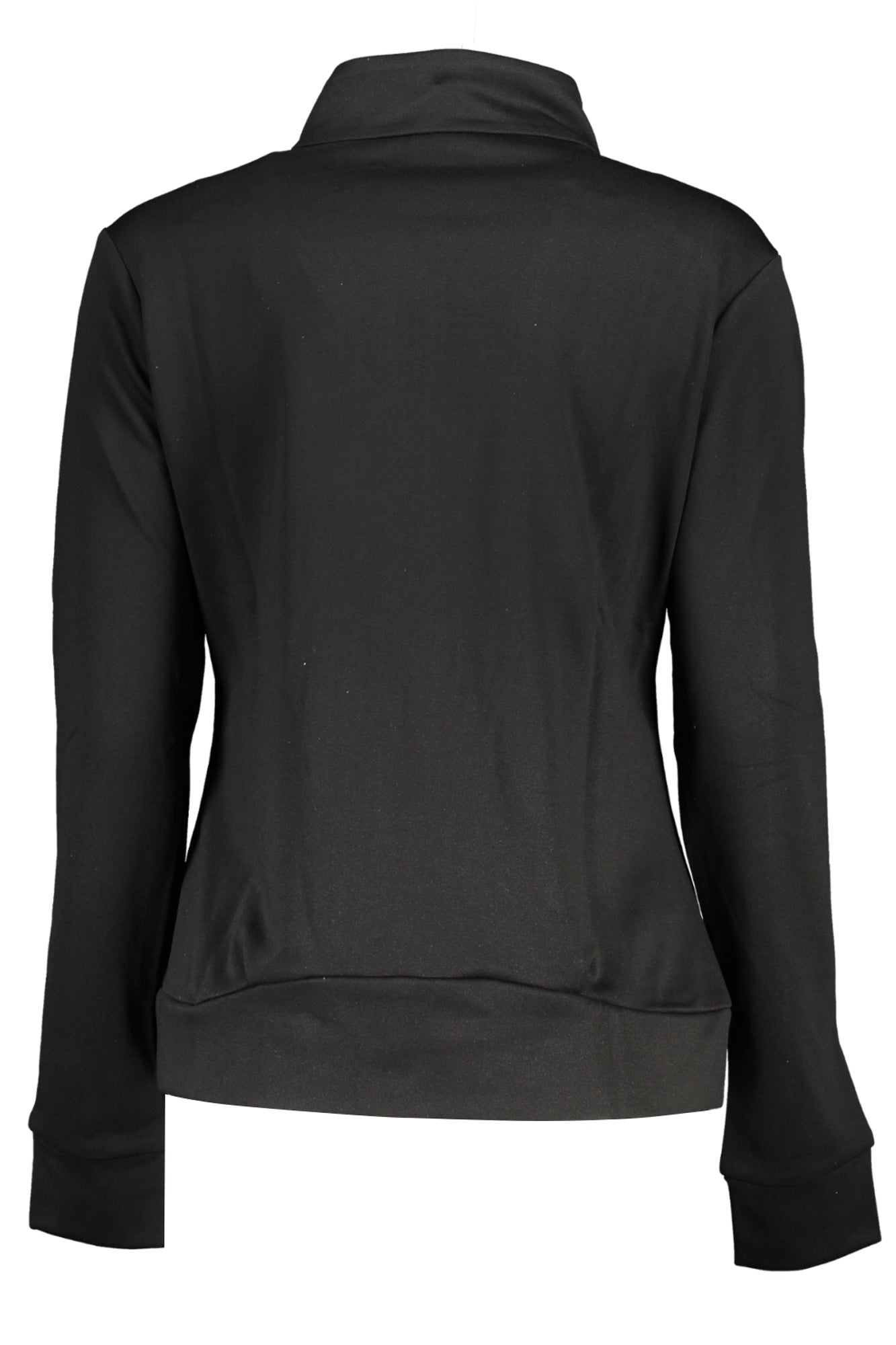 FAW0502_NE80010 – Damen-Sweatshirt Schwarz: Langarm, Reißverschluss, Taschen, Logo-Druck – Größe: XS, S, L, M – Farbe: Nero