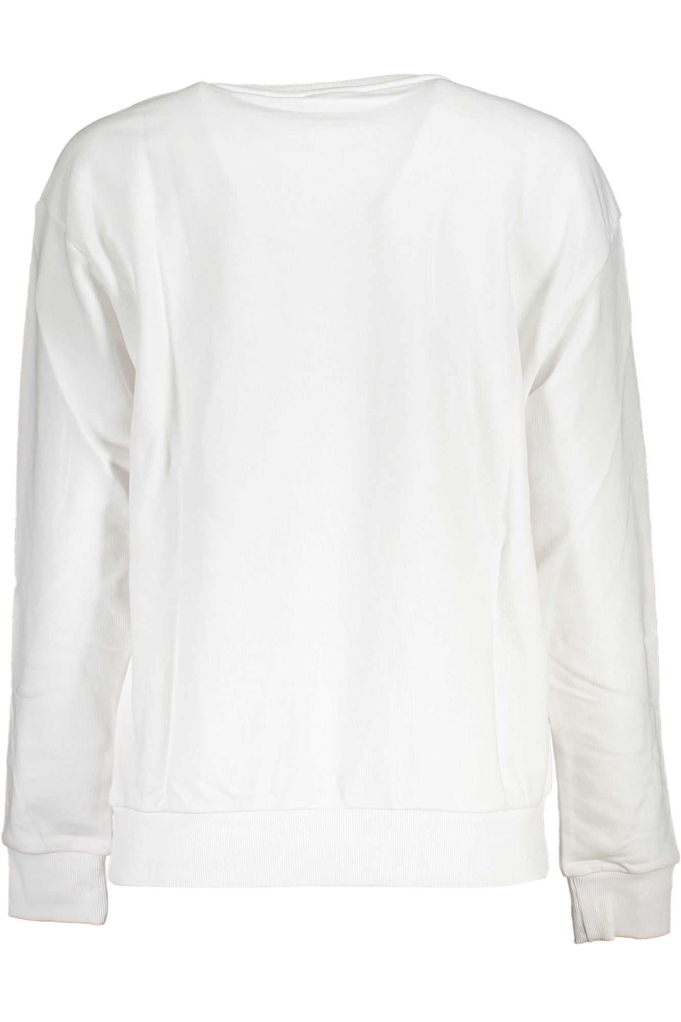 FAW0584_BI10001 – Damen-Sweatshirt weiß aus Bio-Baumwolle - Langarm & rundhals – Größe: XS, XL, M, L, S – Farbe: Bianco