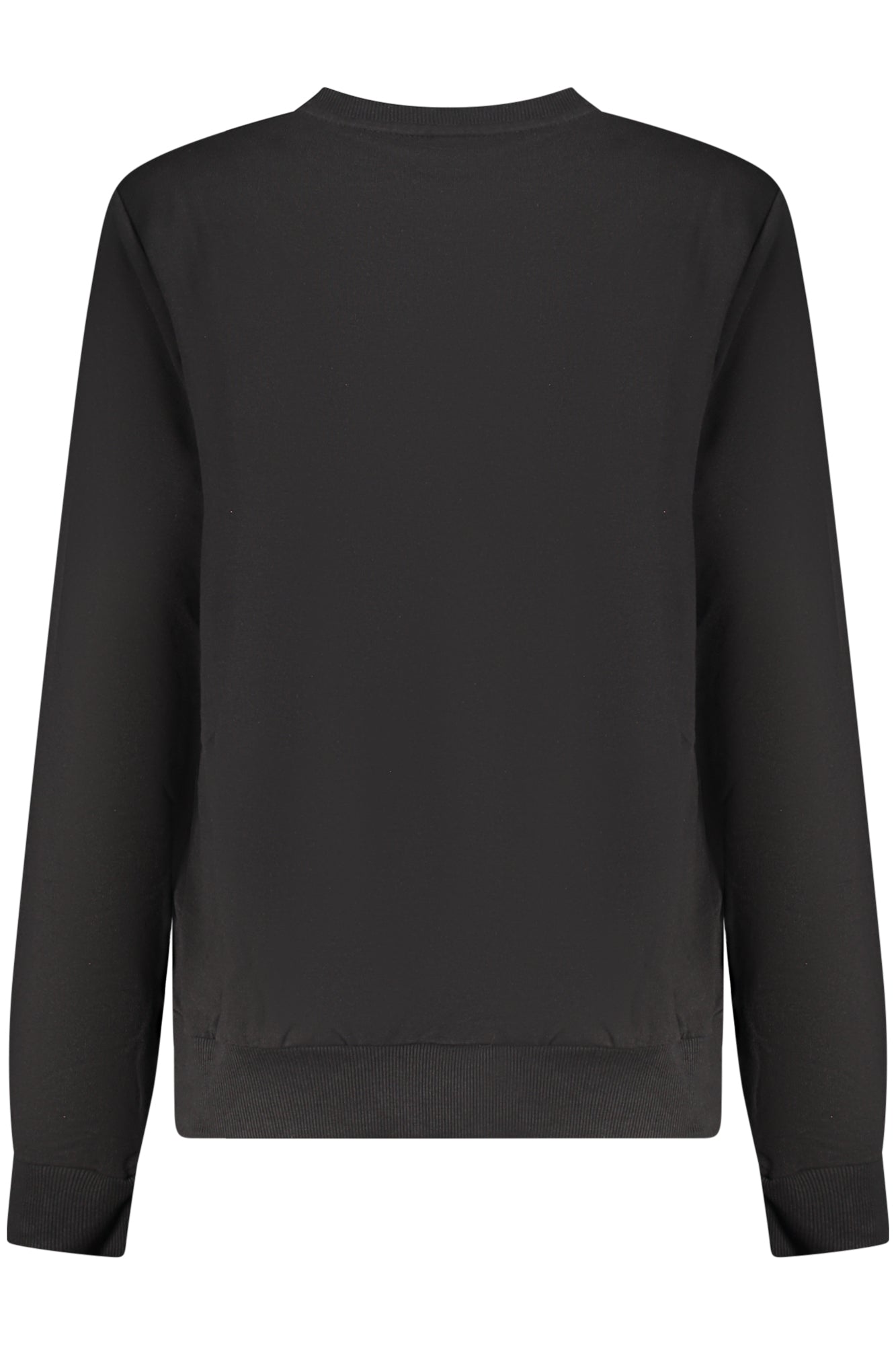 FAW1219_NE80010 – Damen Lierna Sweatshirt: Schwarzes Langarmshirt aus Bio-Baumwolle – Größe: XS, S, M, L, XL – Farbe: Nero