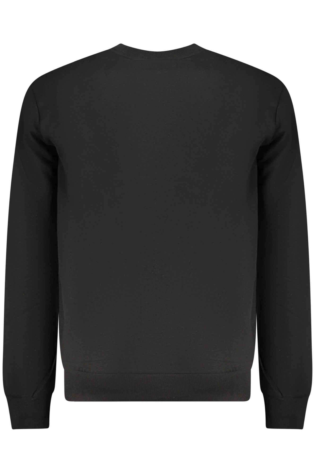 FAM0876_NE80010 – Herren-Sweatshirt Schwarz Rundhals aus Bio-Baumwolle - Regular Fit – Größe: S, M, L, XL, 2XL – Farbe: Nero