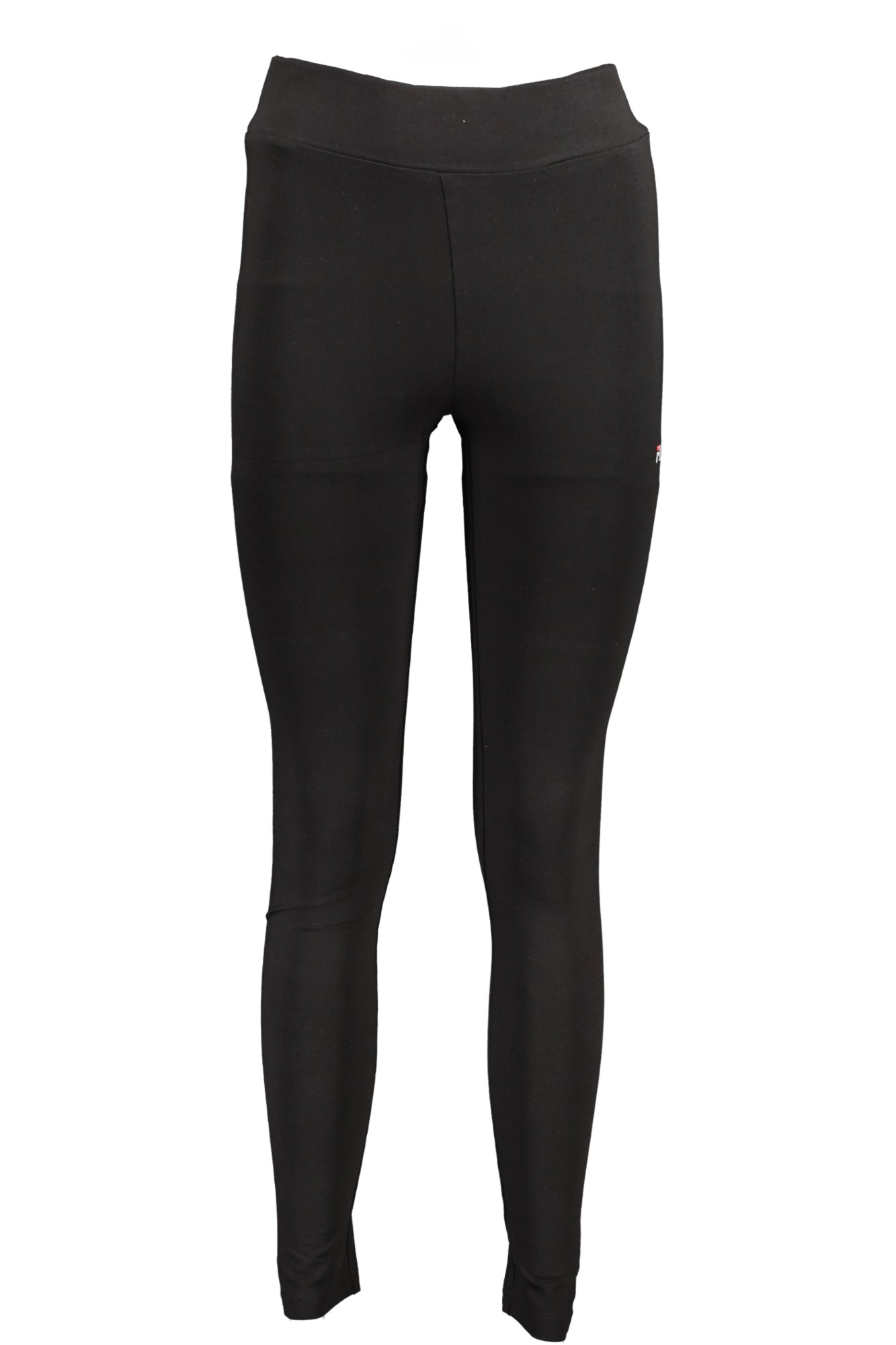 FAW0456_NE80010 – Damen Leggings schwarz mit Stickerei und elastischem Bund – Sportlich & bequem – Größe: XS, S, M, L, XL – Farbe: Nero