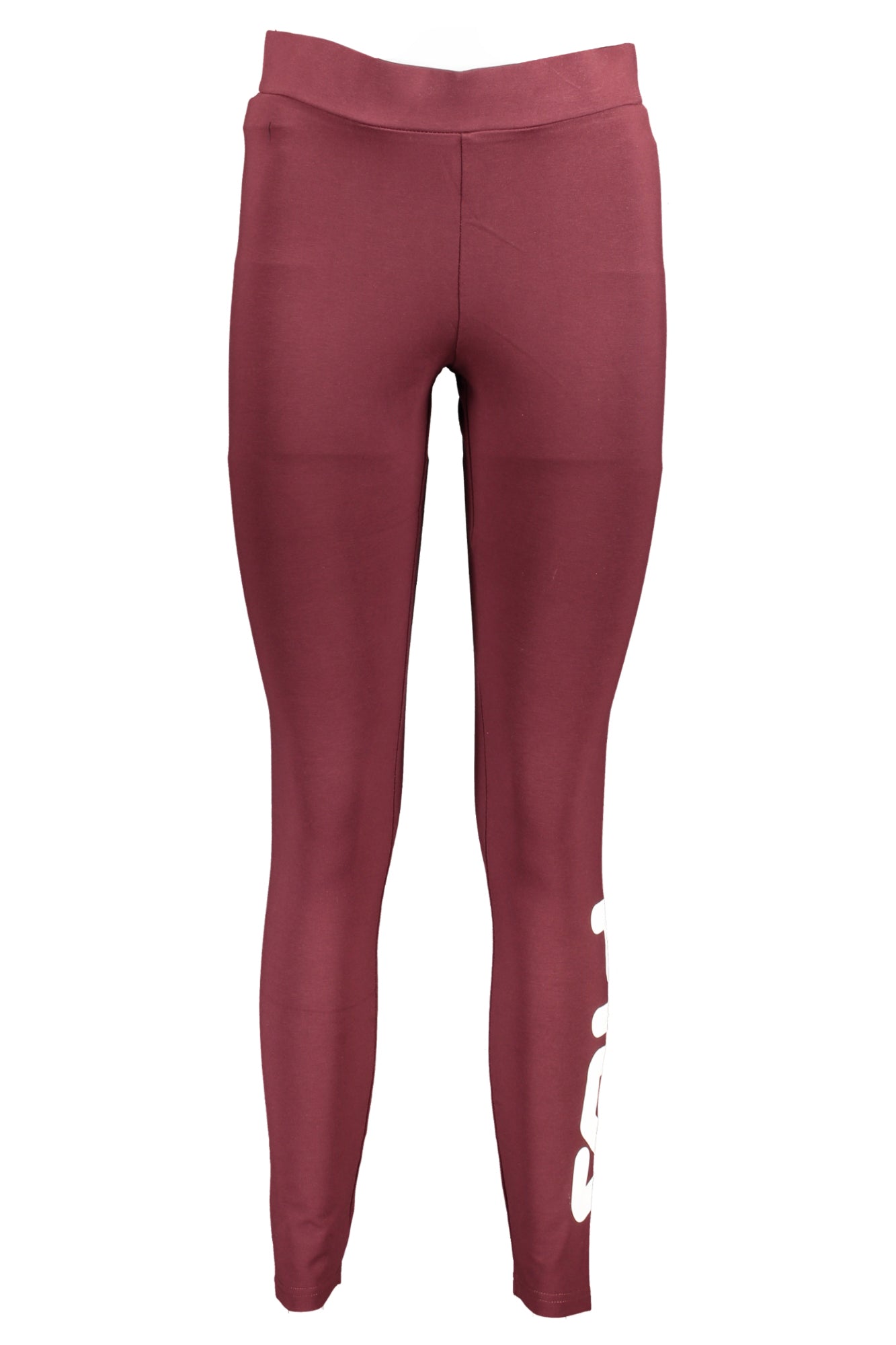 FAW0408_RO30020 – Damen Rote Leggings mit Logo-Stickerei und Elastischem Bund – Größe: XS, S, L, XL, M – Farbe: Rosso
