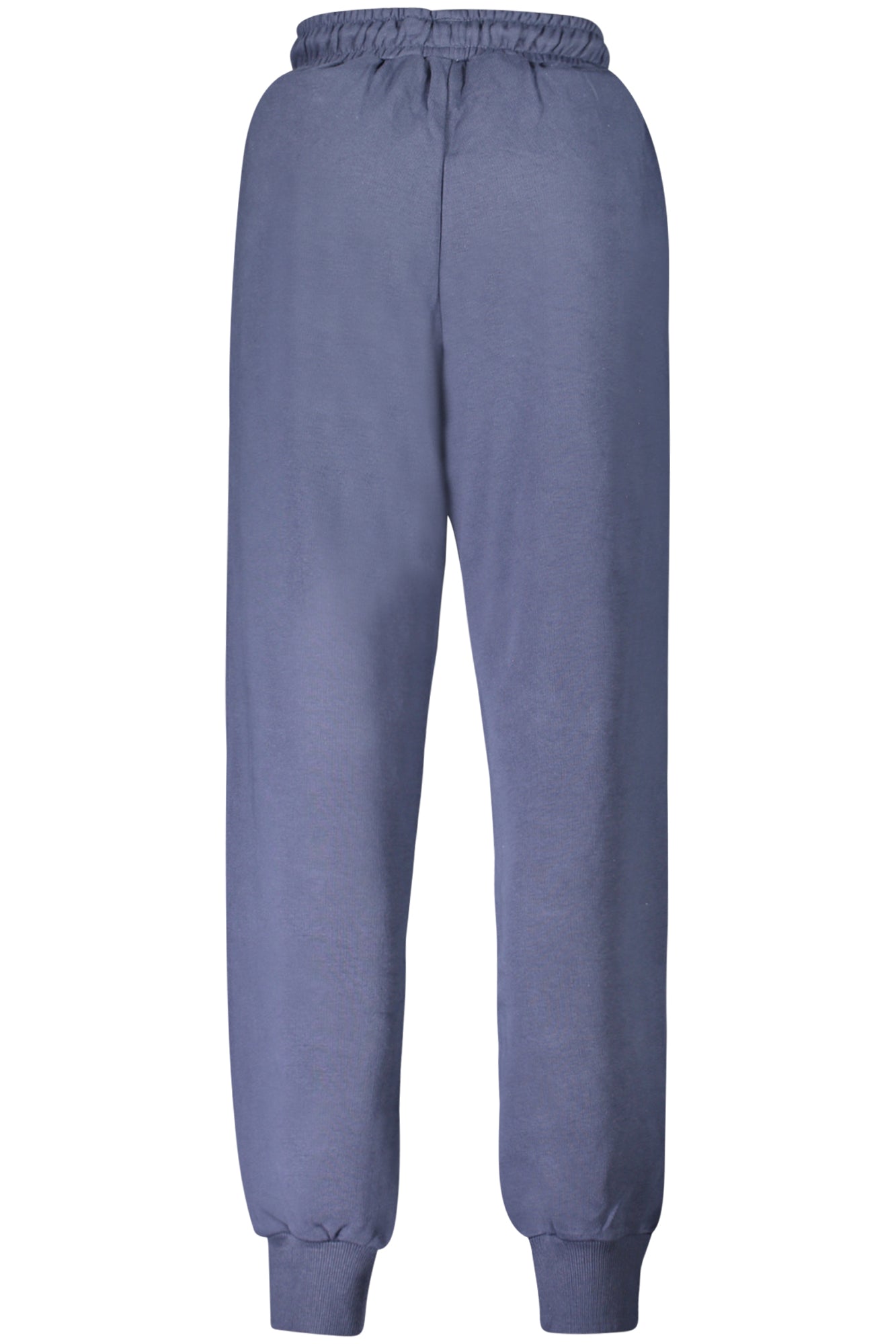 FAW0701_BL50004 – Blaue Damen Bio-Baumwollhose mit Stickerei und Kordelzug in Bützow – Größe: S, M, L, XS, XL – Farbe: Blu