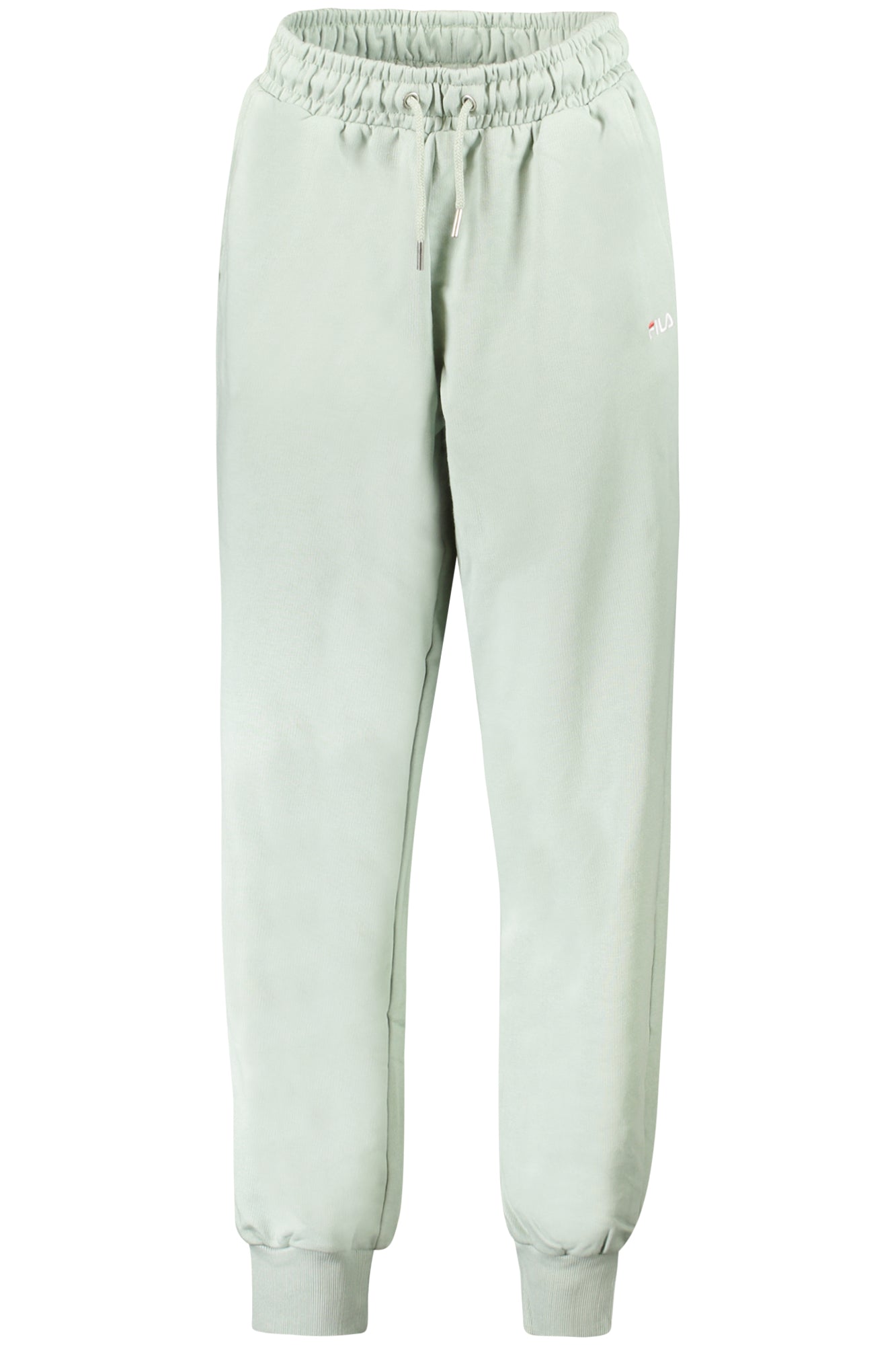 FAW0701_VE60079 – Grüne Damen-Sporthose aus Bio-Baumwolle mit Kordelzug und Taschen – Größe: XS, S, XL, M, L – Farbe: Verde