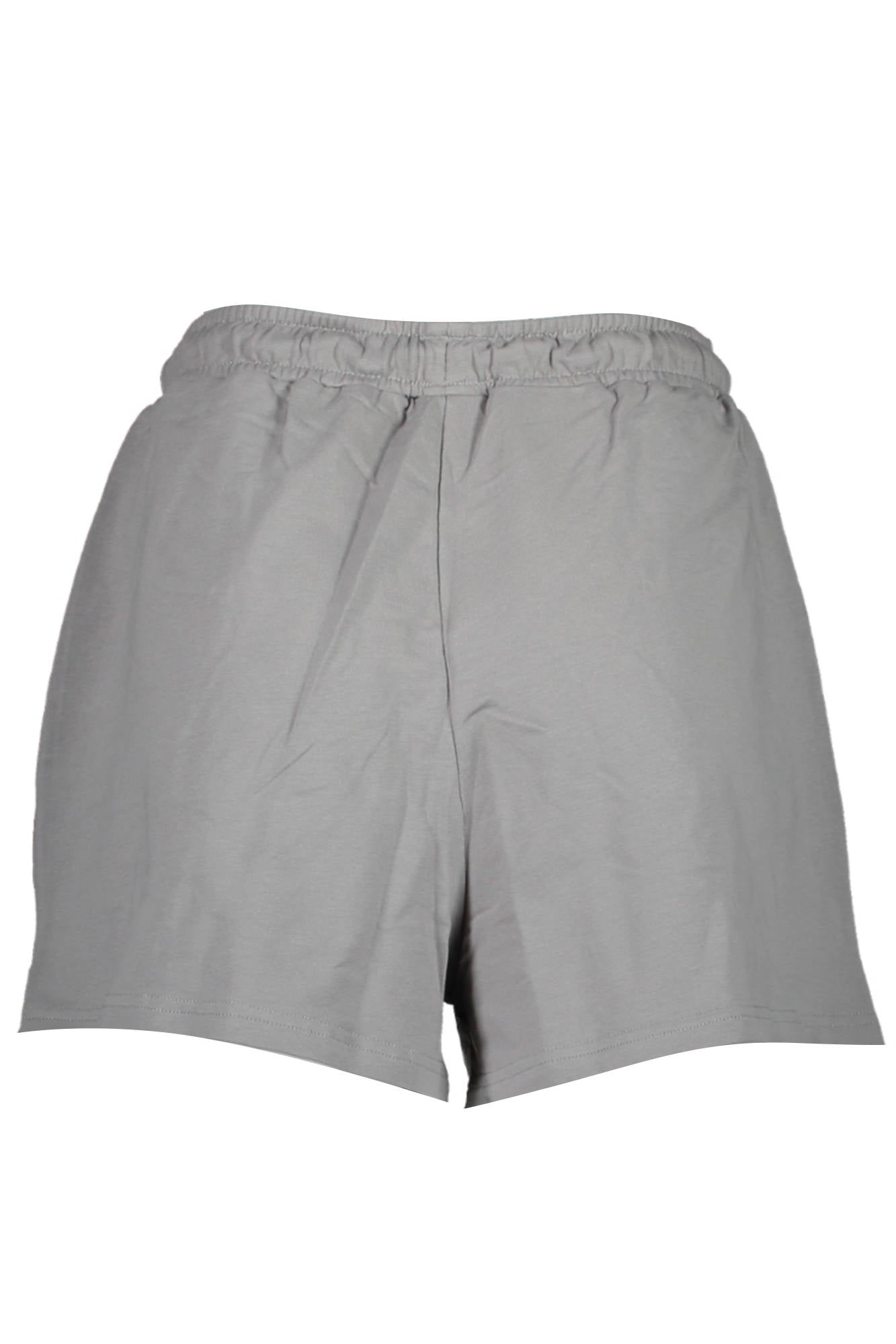 FAW0453_GRIGIO_80027 – Graue Damen-Shorts mit elastischem Bund, Kordelzug & Taschen – Größe: XS, S, M, L, XL – Farbe: Grigio
