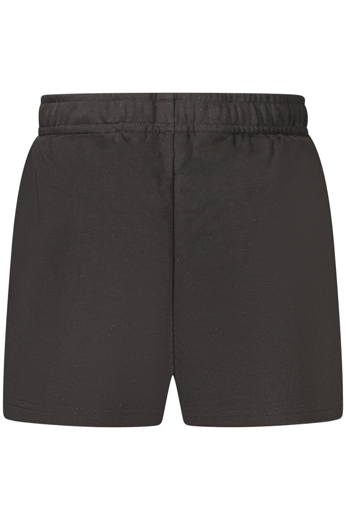 FAW1057_NE80010 – Damen Shorts Schwarz - Bio-Baumwolle, Kordelzug, 2 Taschen – Größe: XS, S, M, L, XL – Farbe: Nero