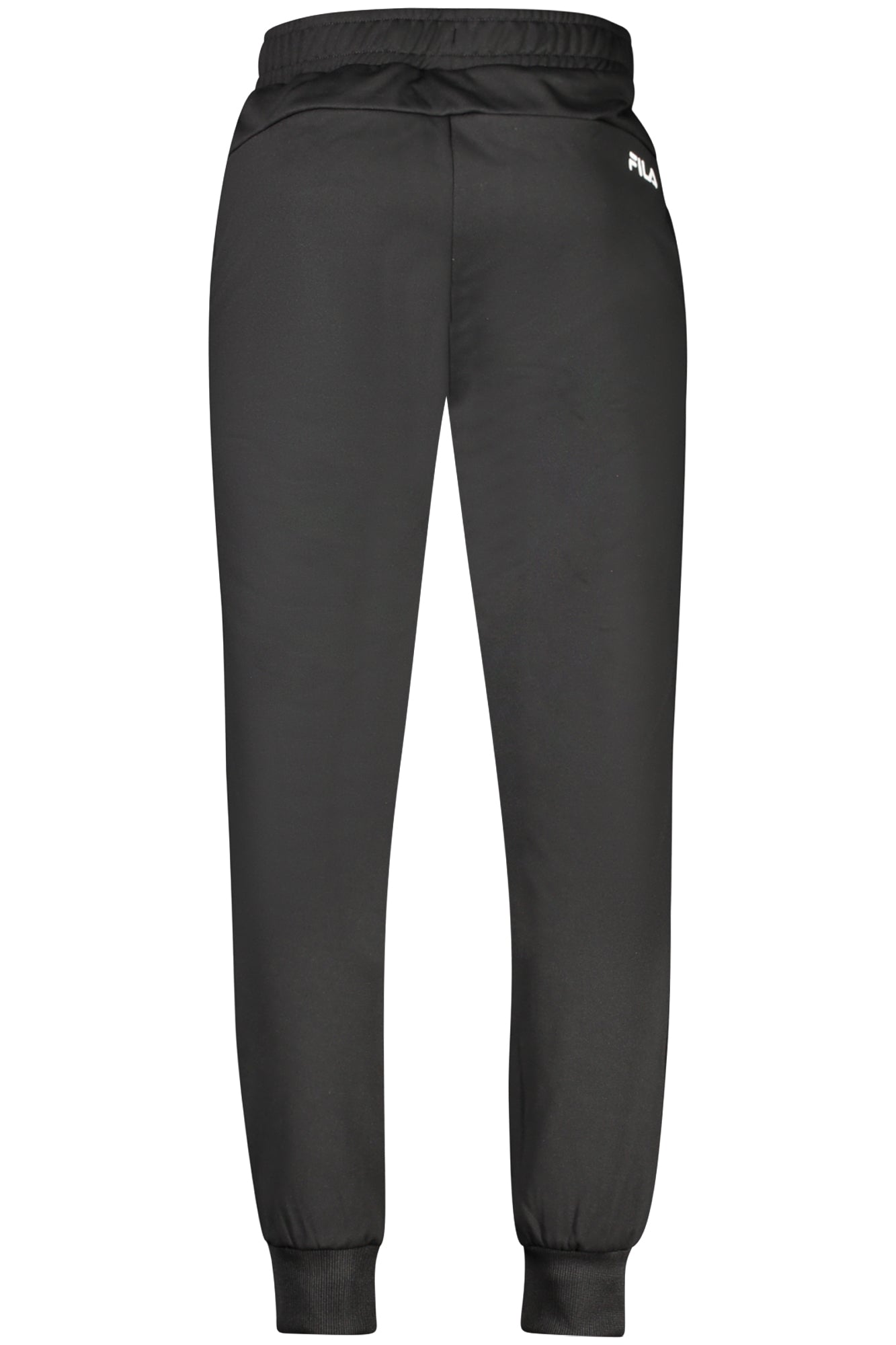 FAM0797_NE80010 – Herren Sporthose schwarz: Elastischer Bund, Taschen & Aufdruck – Größe: S, M, L – Farbe: Nero