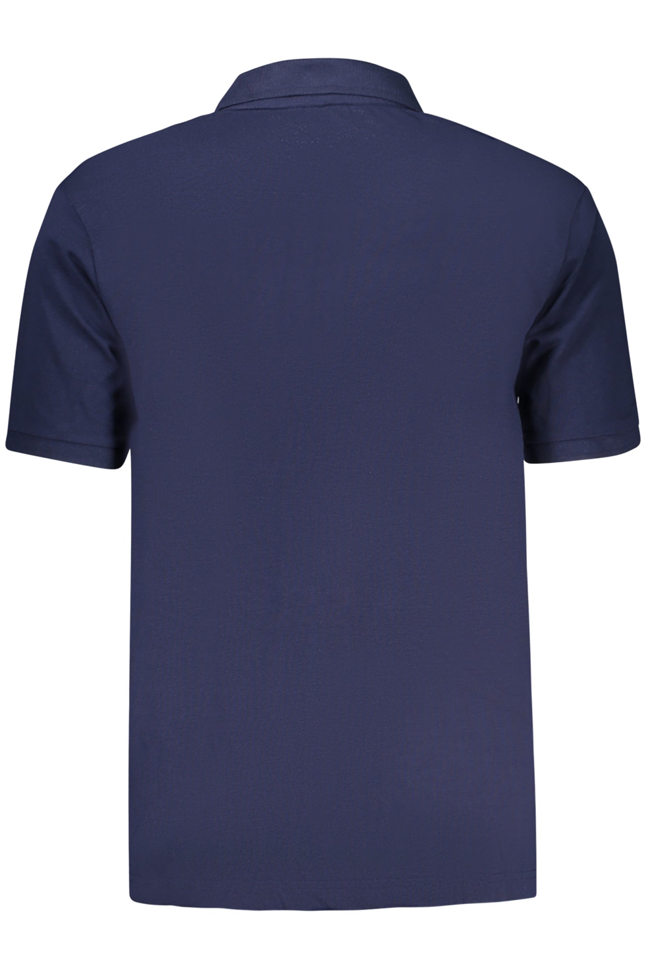 FAM0751_BL50004 – Herren Kurzarm-Polo blau mit Kontrastdetails und Applikation – Größe: S, M, L, XL, 2XL – Farbe: Blu